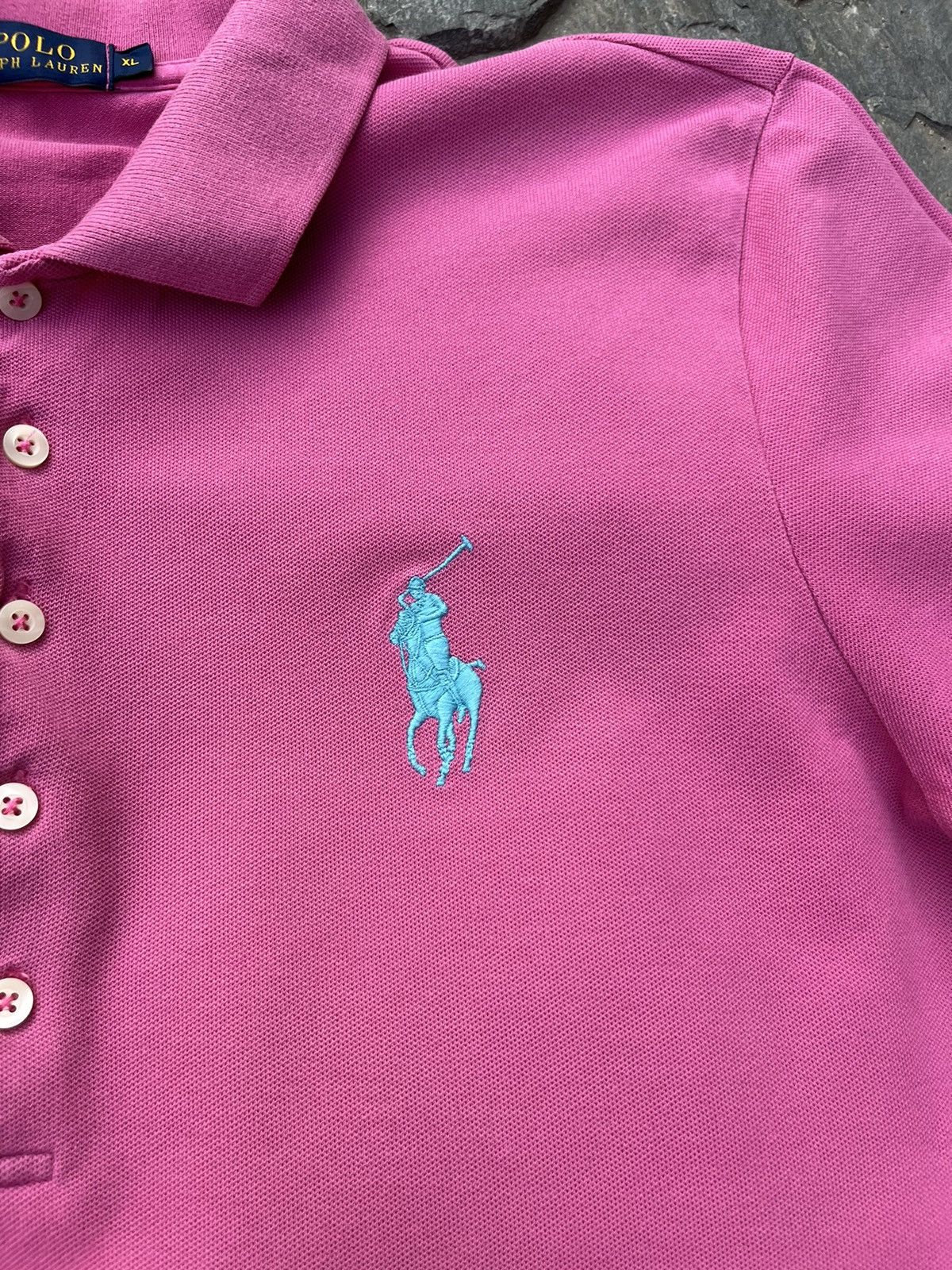 Polo Ralph Lauren × Ralph Lauren Polo Ralph Lauren big pony logo y2k tee slim Chief Keef Size XL / US 12-14 / IT 48-50 - 8 Thumbnail