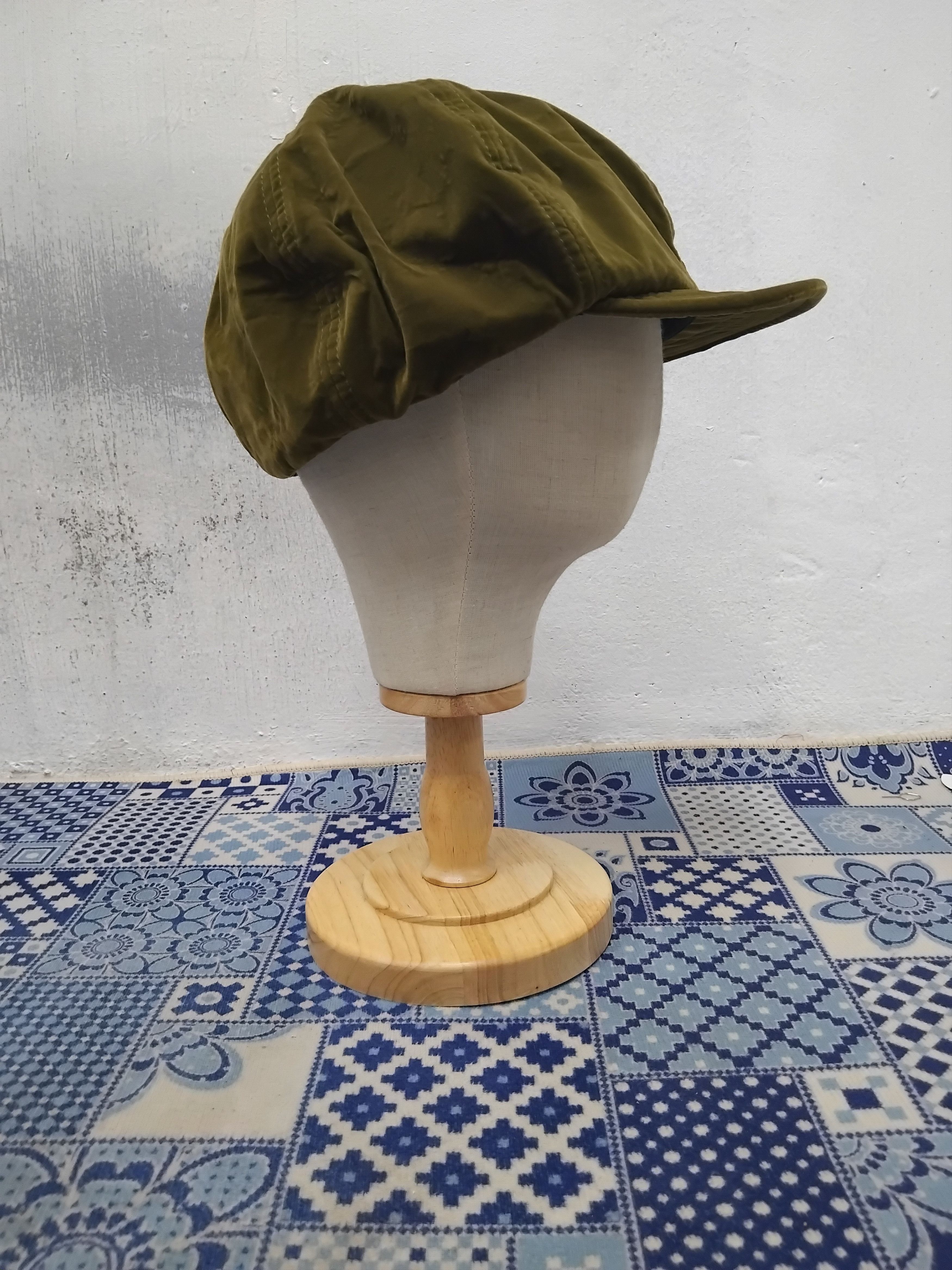 Japanese Brand Inspired velvet Japanese style cap Size ONE SIZE - 6 Thumbnail