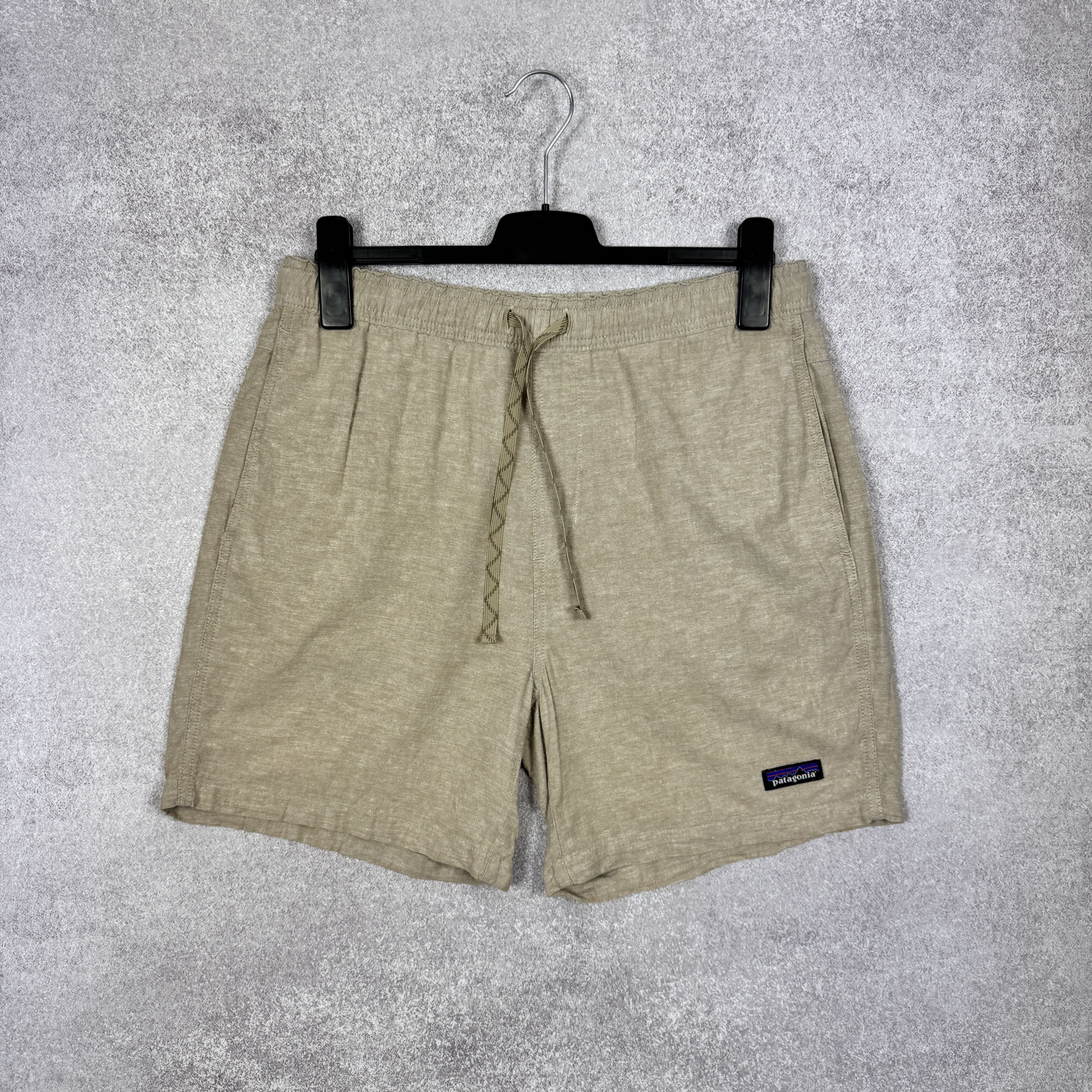 Patagonia Men`s PATAGONIA ORGANIC COTTON BEIGE LIGHT SHORTS SIZE M/32 Size US 32 / EU 48 - 1 Thumbnail