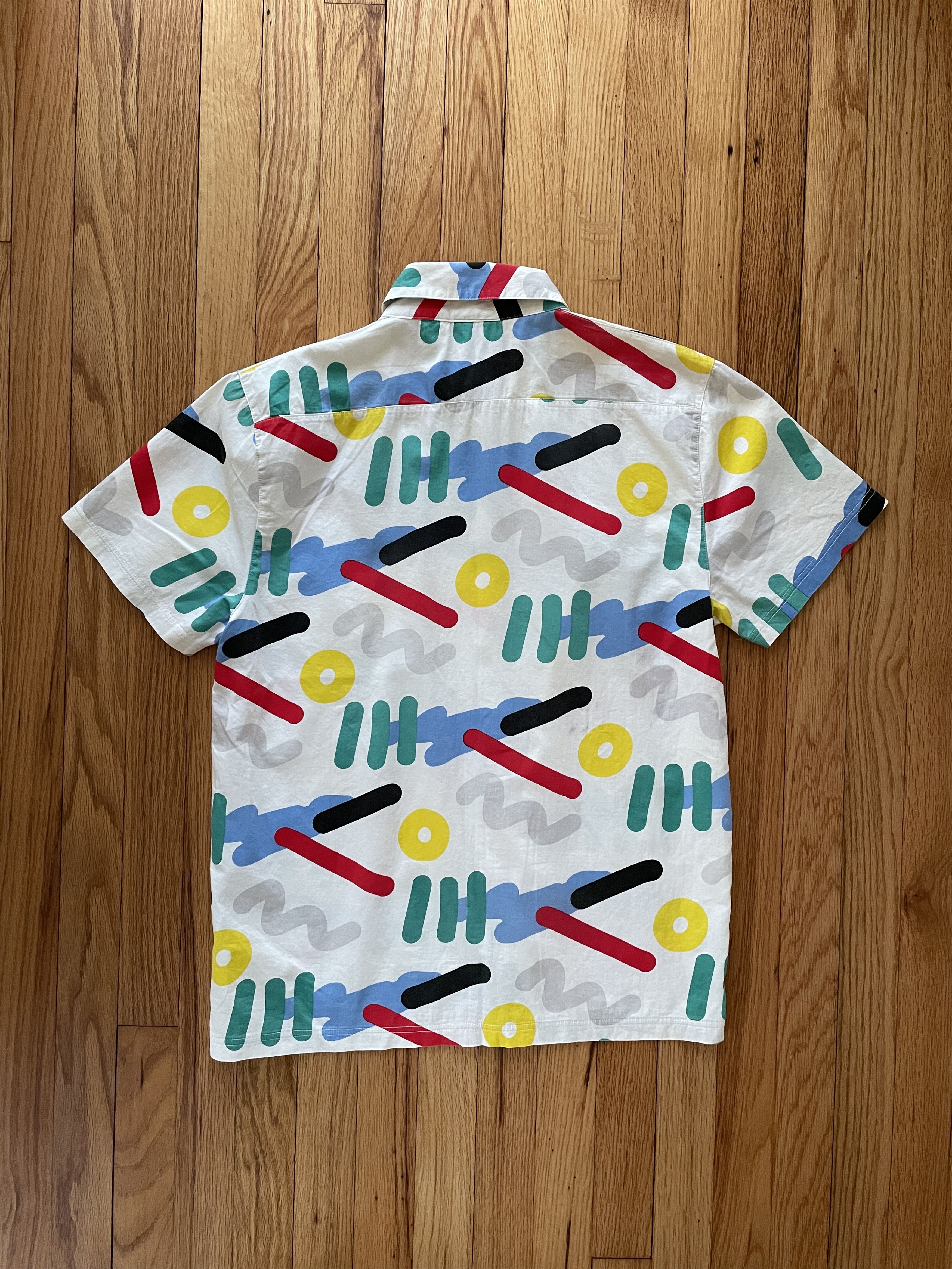 Lazy Oaf Lazy Oaf- All over pattern SS Button up Camp Shirt Size US S / EU 44-46 / 1 - 2 Thumbnail