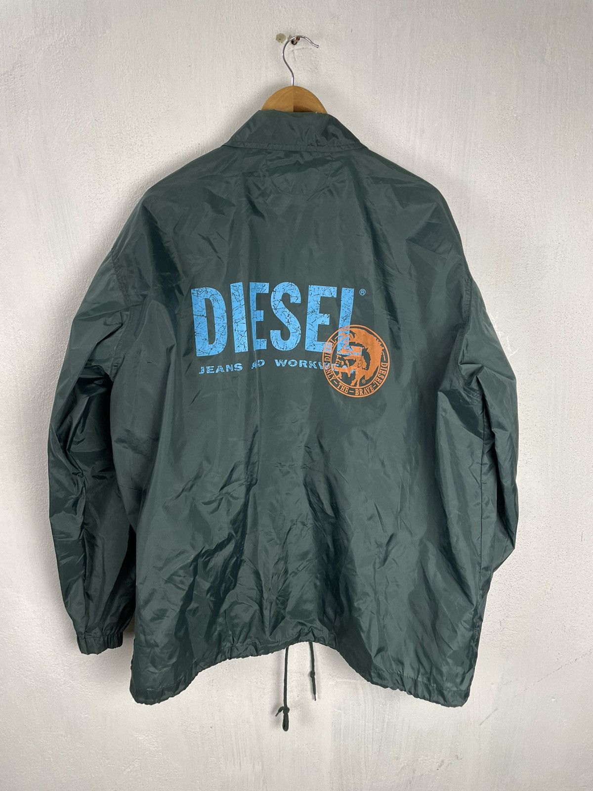 Diesel Y2K diesel vintage nylon light jacket Size US L / EU 52-54 / 3 - 1 Thumbnail