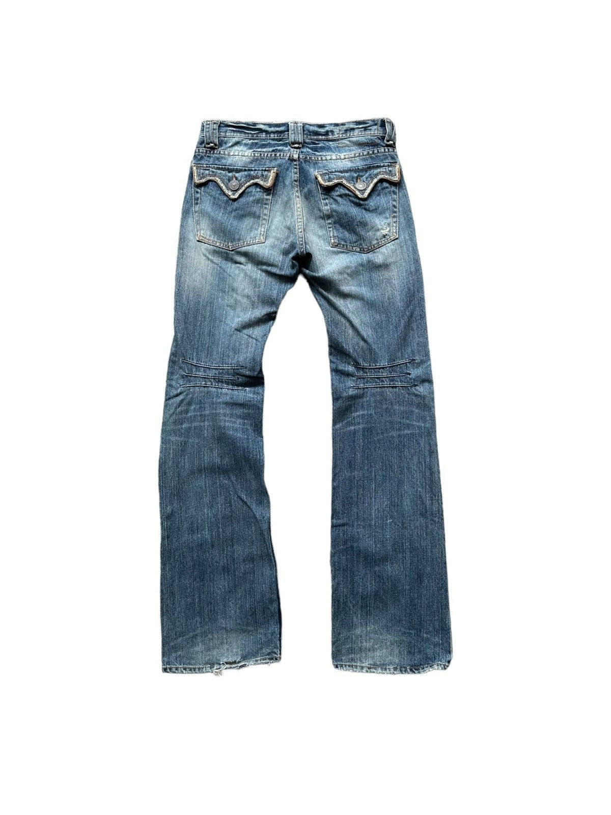 5351 POUR LES HOMMES 00s EDGE by Rupert Japanese rocker denim Size US 31 - 2 Thumbnail