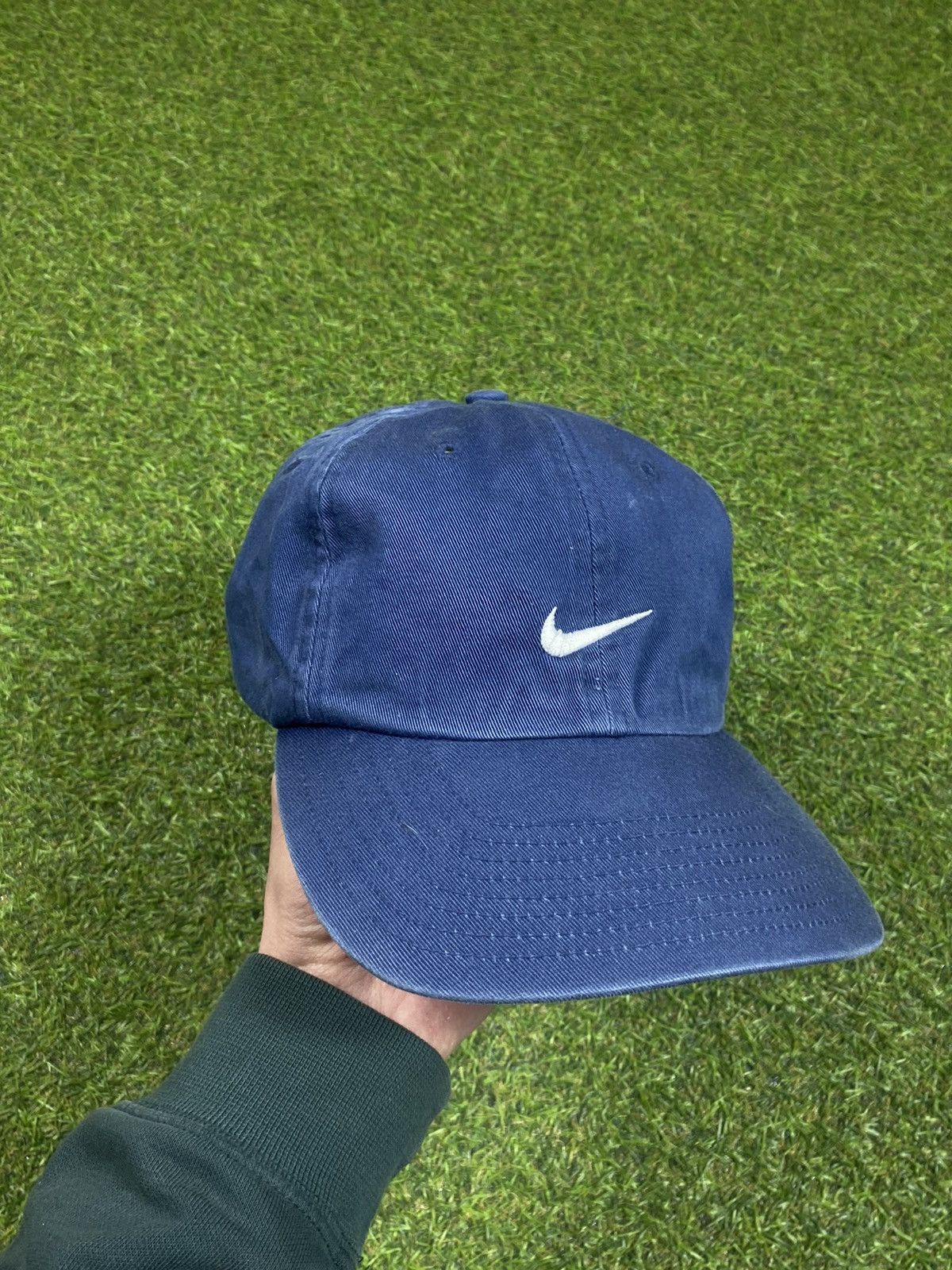 Nike Vintage 90s Nike cap streetwear y2k style small swoosh Size ONE SIZE - 1 Thumbnail
