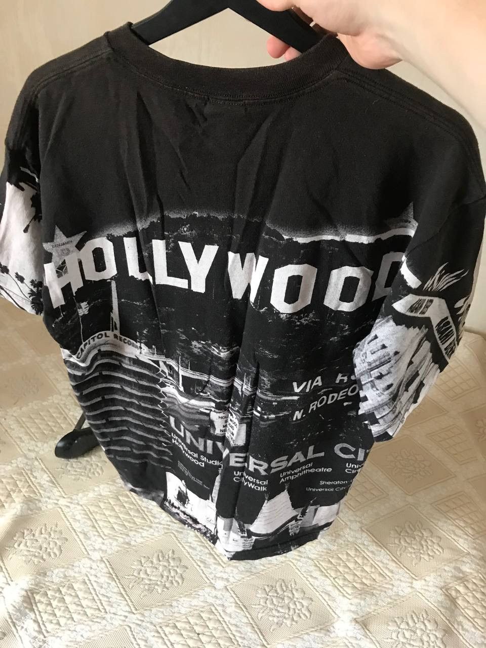 Other 🔥 VINTAGE 1996 WAYNE SAMUEL HOLLYWOOD ALL OVER PRINT T SHIRT Size US L / EU 52-54 / 3 - 5 Thumbnail