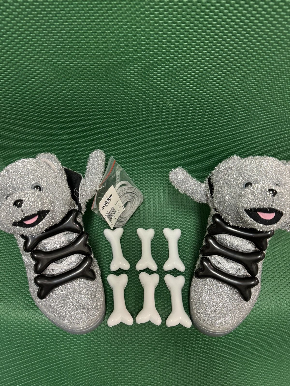 Jeremy Scott 2 sets of Adidas Jeremy Scott Bones Size ONE SIZE - 2 Thumbnail
