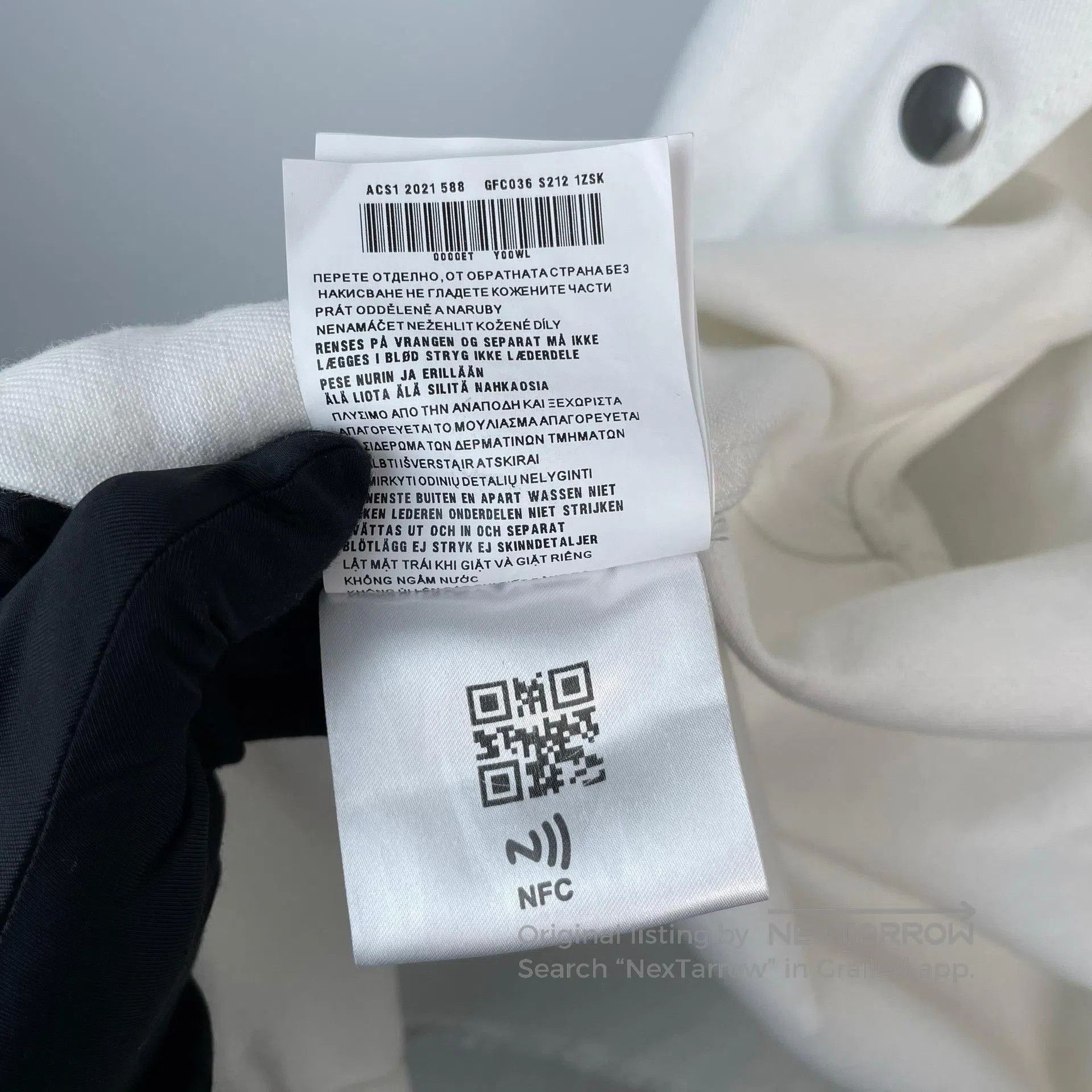 Prada Prada White Logo Long. Size XS / US 0-2 / IT 36-38 - 9 Thumbnail