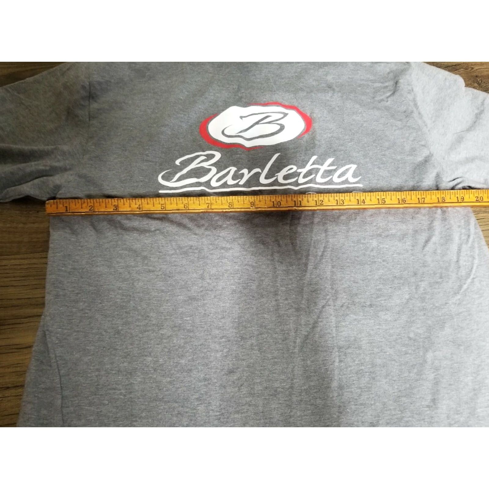 Next Level Next Level Mens L T Shirt Action Watersports Promo Double-Sided Graphic Tee Short Sleeve Crew Neck Grey 100% Cotton Size US L / EU 52-54 / 3 - 3 Thumbnail
