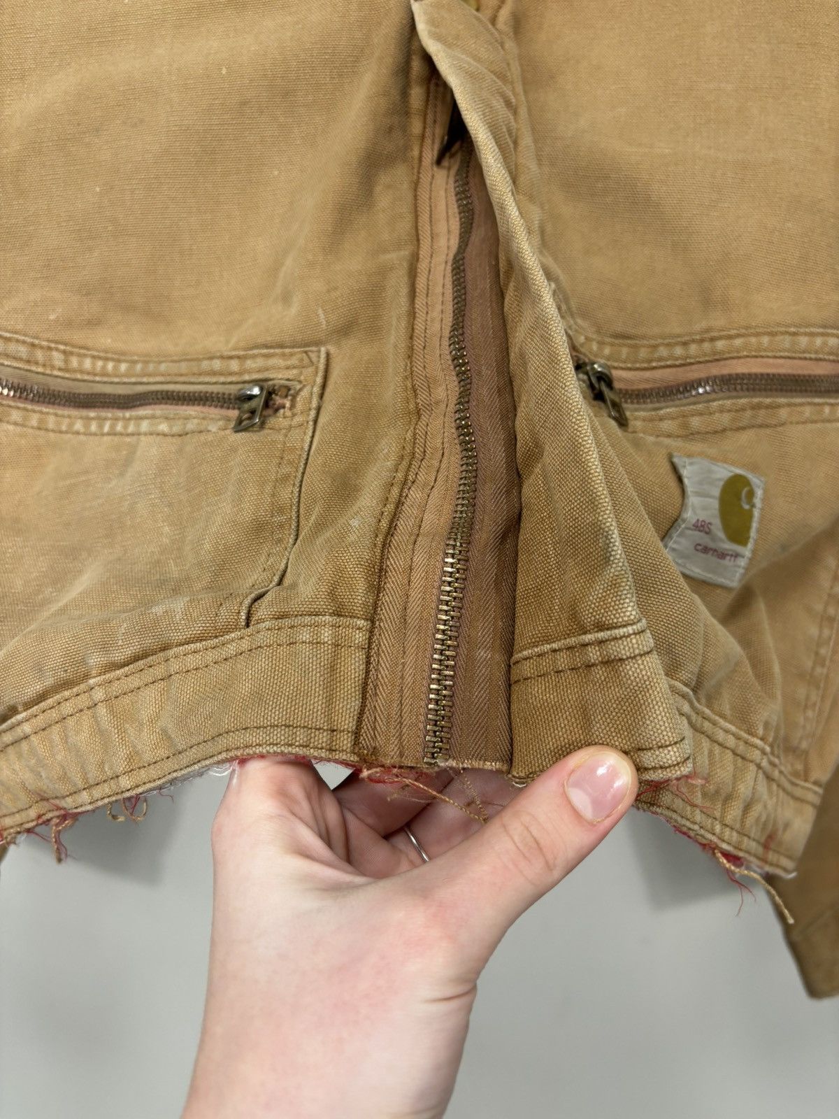 Carhartt Vintage Carhartt 1980s Made In USA Workwear Cropped Jacket Size US L / EU 52-54 / 3 - 10 Thumbnail