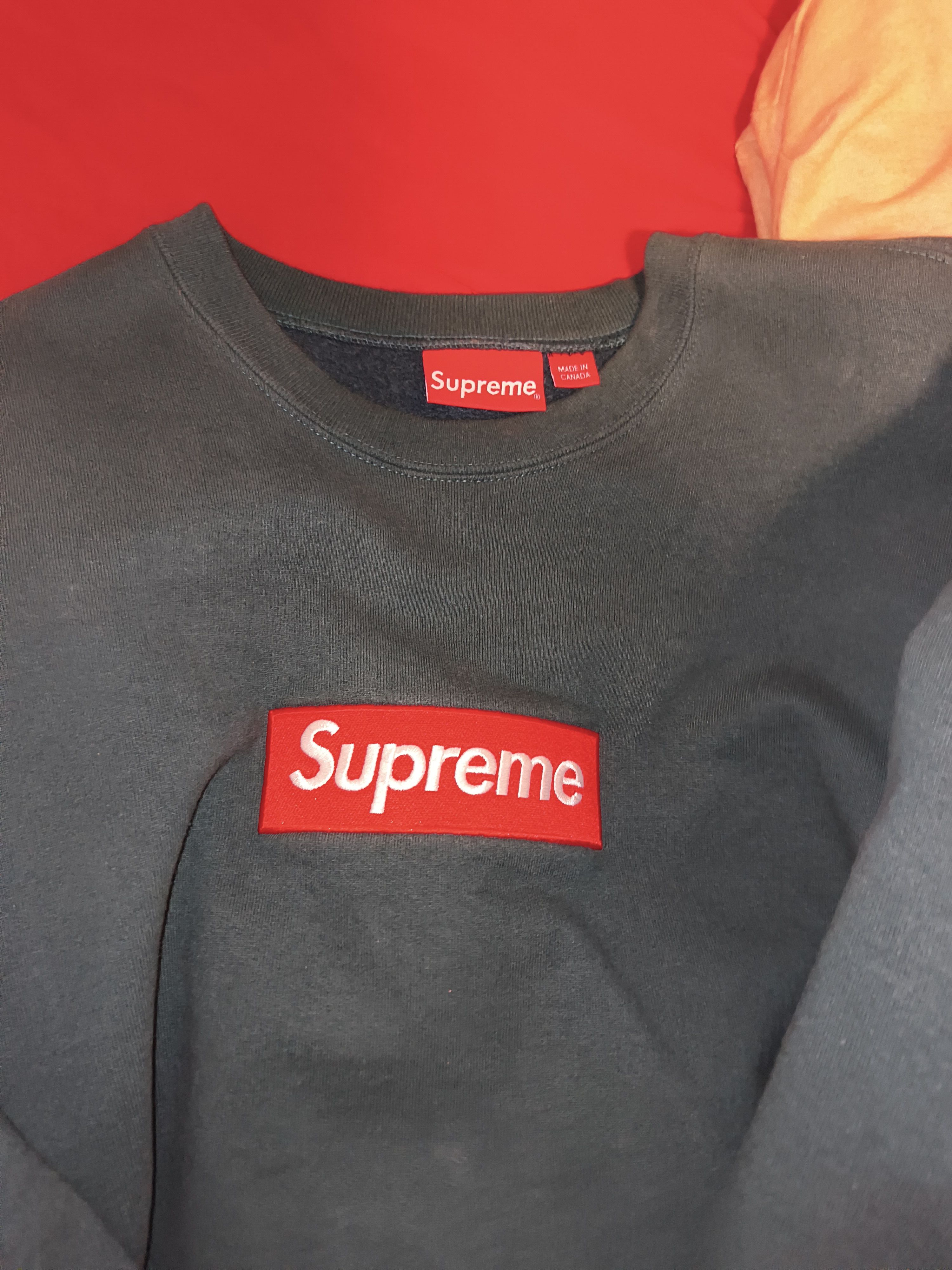 Supreme Supreme box logo crewneck green Size US L / EU 52-54 / 3 - 1 Thumbnail