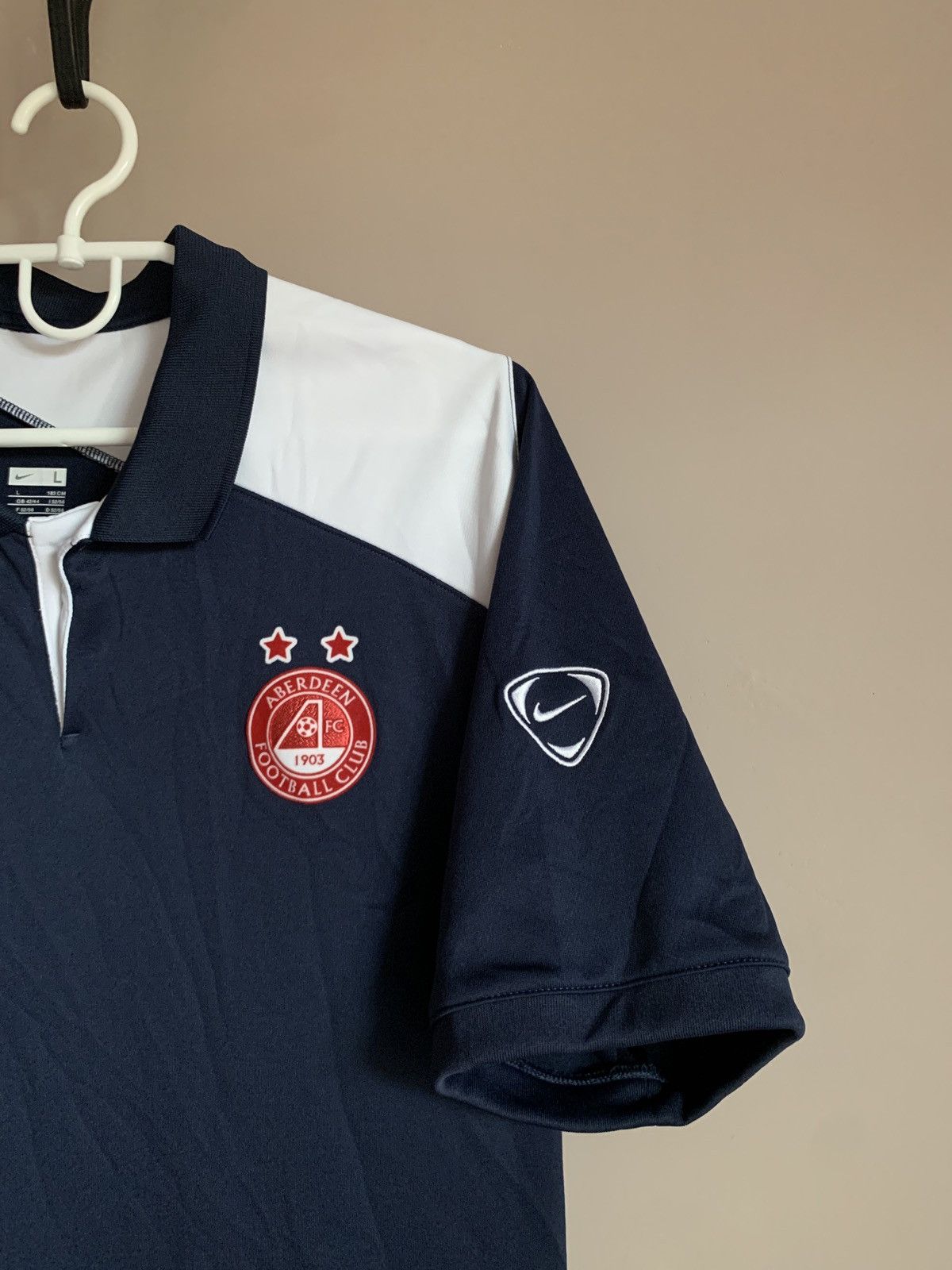 Adidas Aberdeen Polo Football Shirt Adidas Soccer Jersey Size L Size US L / EU 52-54 / 3 - 4 Thumbnail