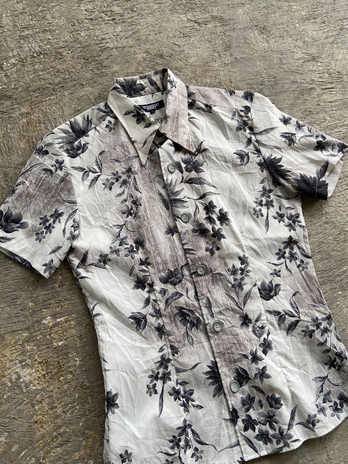Tornado Mart 2000s Tornado Mart - Floral Pattern Button Shirt Size US M / EU 48-50 / 2 - 2 Thumbnail