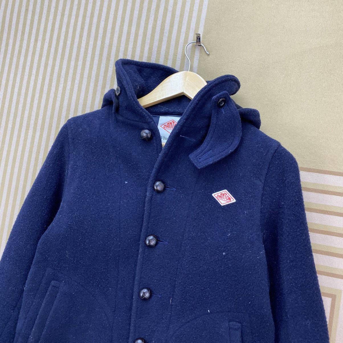 Danton 🫶 Vintage Danton wool mossa hooded jacket Danton Heavy Coat Size US S / EU 44-46 / 1 - 3 Thumbnail