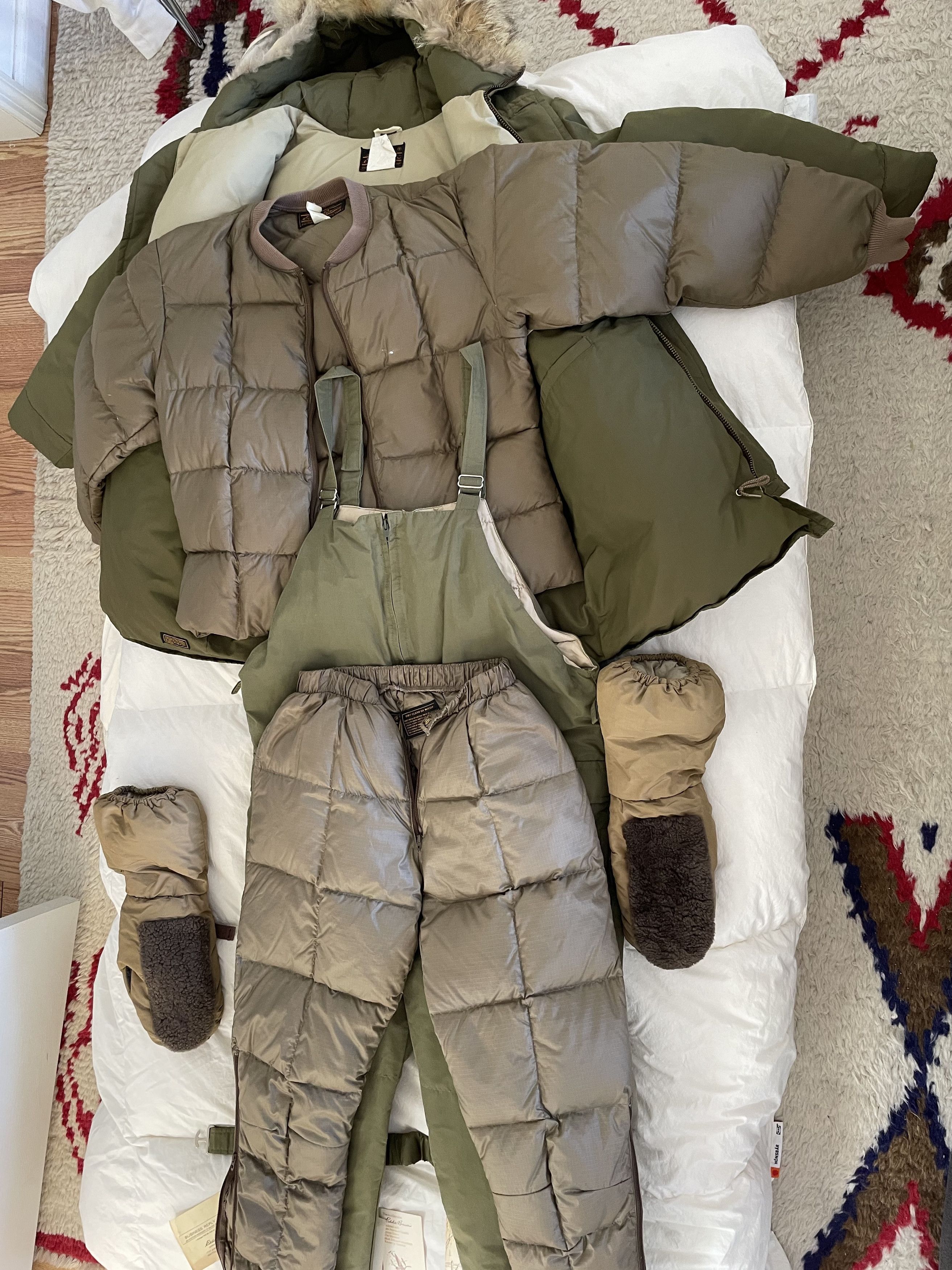 Eddie Bauer Eddie Bauer Full Expedition Suit Polar Parka Set 80/70s L/XL Size US L / EU 52-54 / 3 - 1 Thumbnail