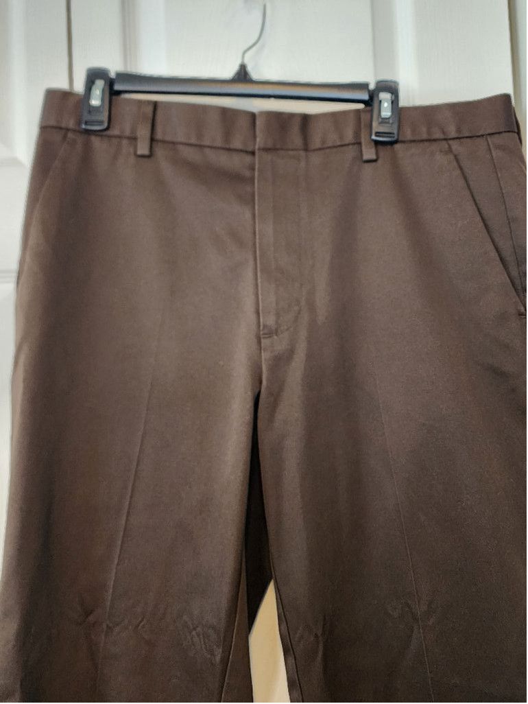 Dockers Dockers Brown Dress Pants 36 W, 34 L Size US 36 / EU 52 - 2 Thumbnail