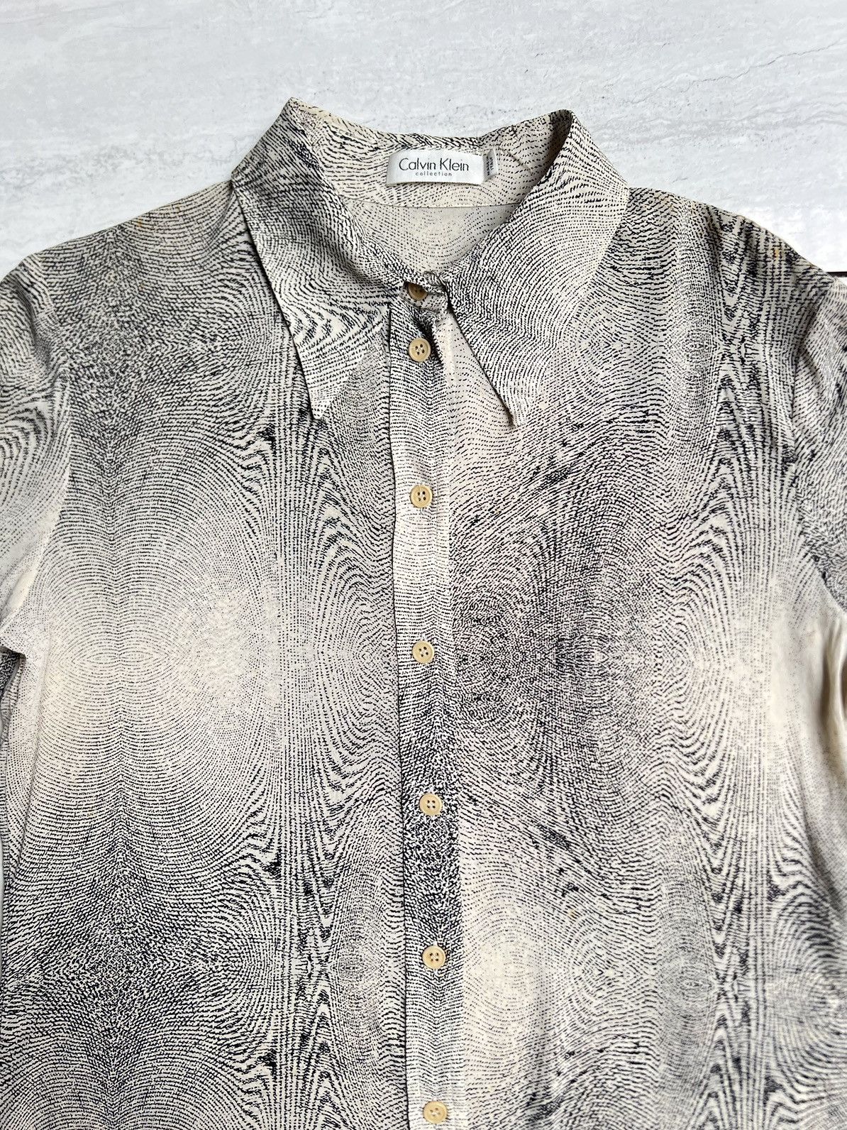 Calvin Klein Calvin Klein Collection Motive Shirt Size US XS / EU 42 / 0 - 3 Thumbnail