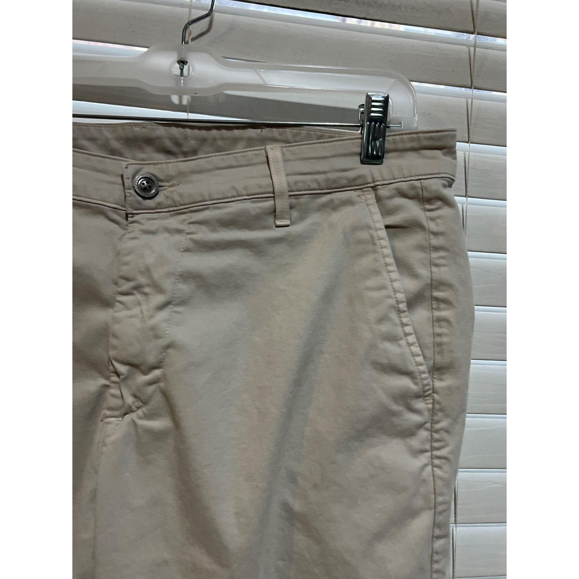 AG Adriano Goldschmied Adriano Goldschmied Lux Khaki Chinos - Size 33x27 Size US 33 - 2 Thumbnail