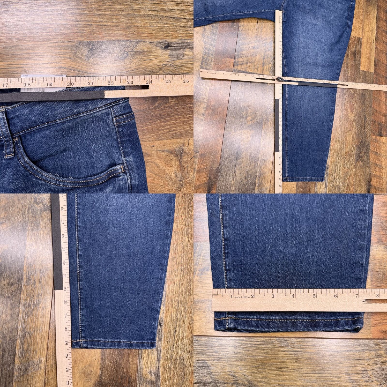 Vintage Sonoma Jeans Womens 24W Everyday High Rise Stretch Skinny Nre Size 42" / US 20 - 9 Thumbnail