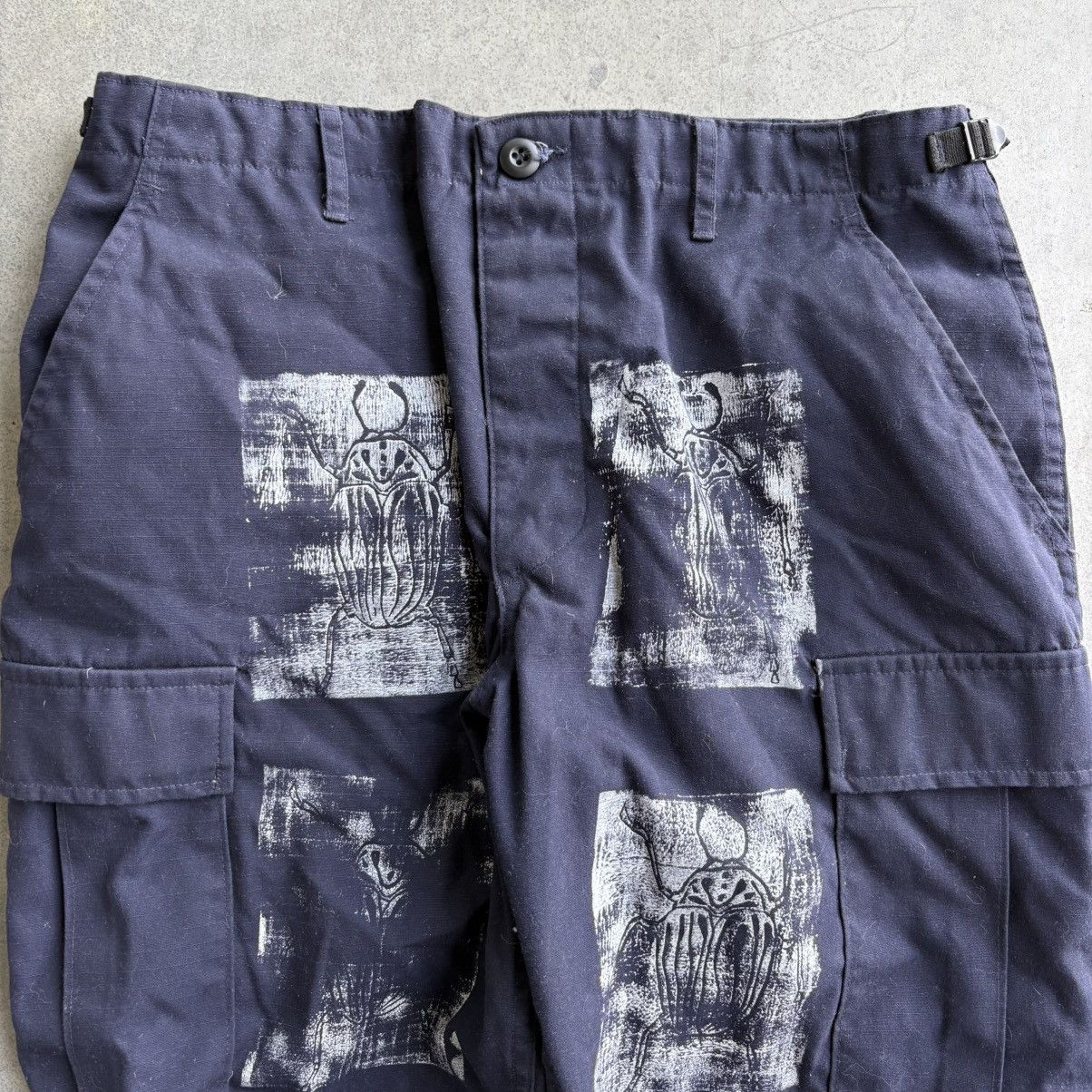 Other Vintage 90's Y2K Crazy Beetle Pants Military Cargo 31x32 Size US 31 - 4 Thumbnail