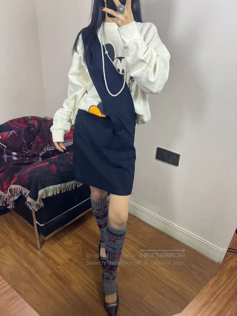 Comme des Garcons Comme des Garcons Pure Wool One Shoulder Strap Dress Size M / US 6-8 / IT 42-44 - 8 Thumbnail