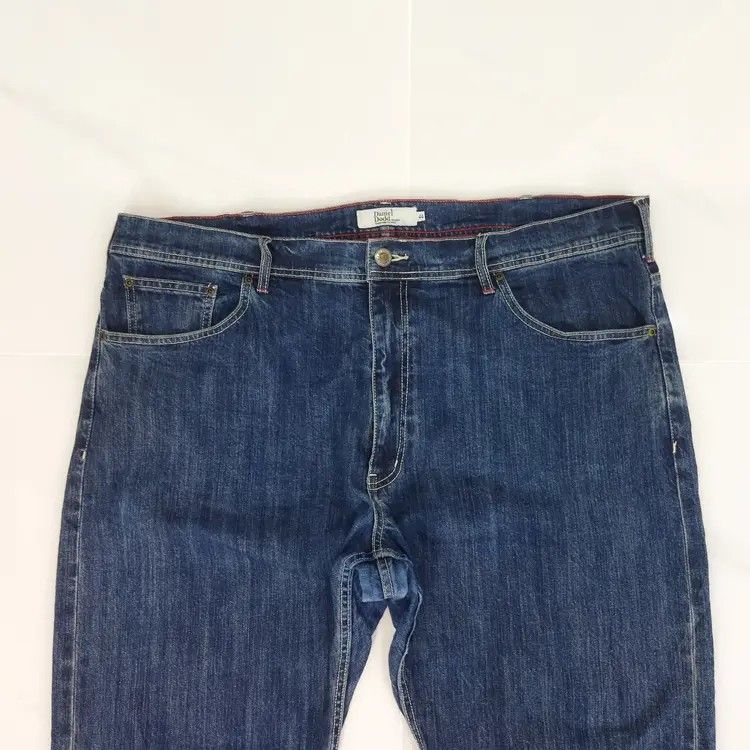 Vintage DANIEL DODD BLUE DENIM JEANS PANTS Size US 44 / EU 60 - 2 Thumbnail