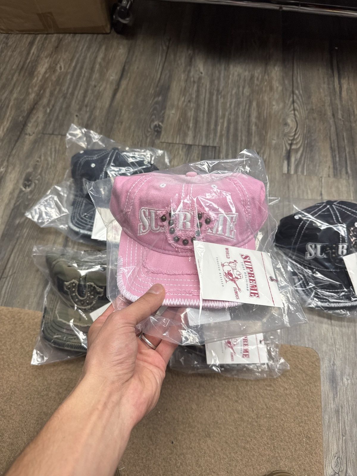 Supreme × True Religion True Religion x Supreme 6 Panel Hat Size ONE SIZE - 1 Thumbnail