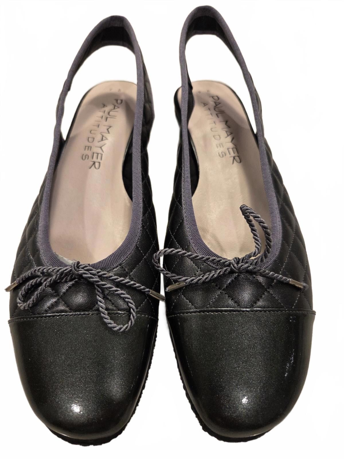 Other Paul Mayer Attitudes Quilted Cap Toe Slingback NIB (New) Size US 9 / IT 39 - 2 Thumbnail