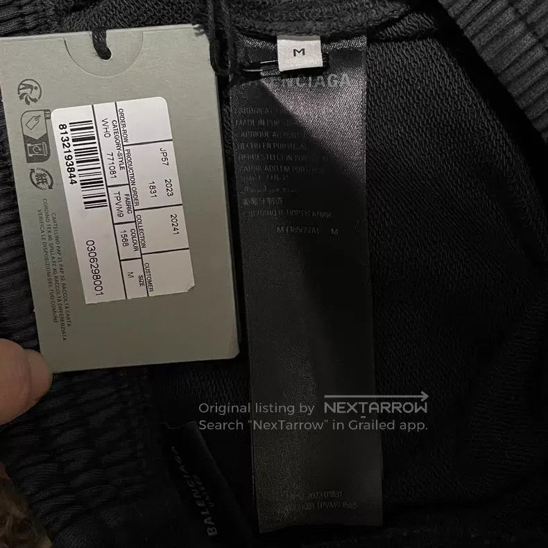 Balenciaga Balenciaga size M Flame Disaster Limited Edition BAGGY Spo Size US 27 - 4 Thumbnail