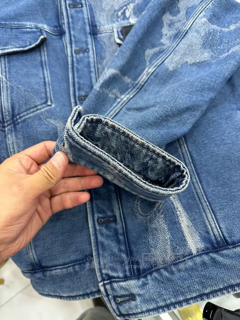 Fendi Fendi Bleached Denim Jacket - Blue Size US M / EU 48-50 / 2 - 2 Thumbnail