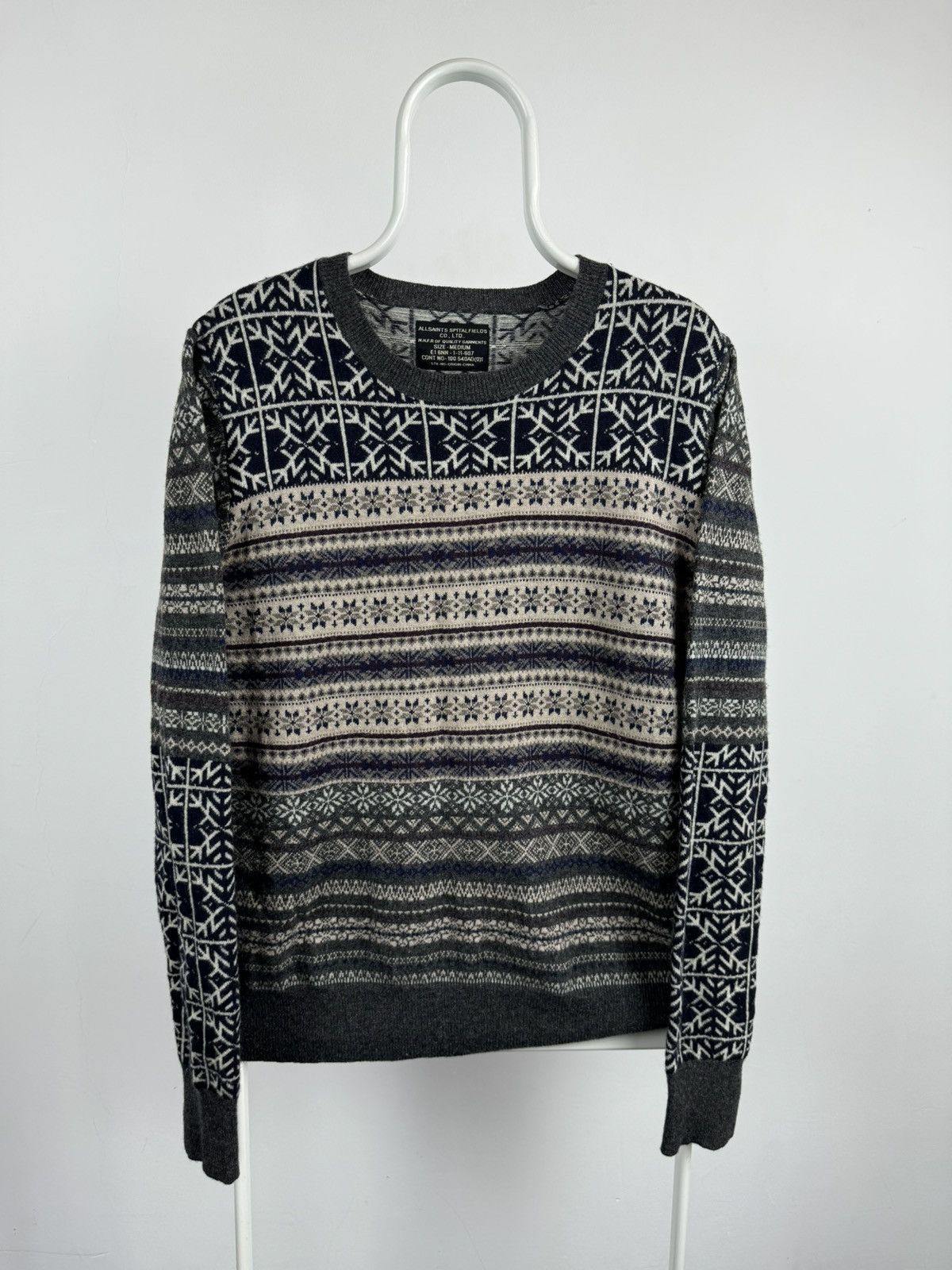 Allsaints All Saints Spitalfields Multicolour Sweater Size US M / EU 48-50 / 2 - 1 Thumbnail