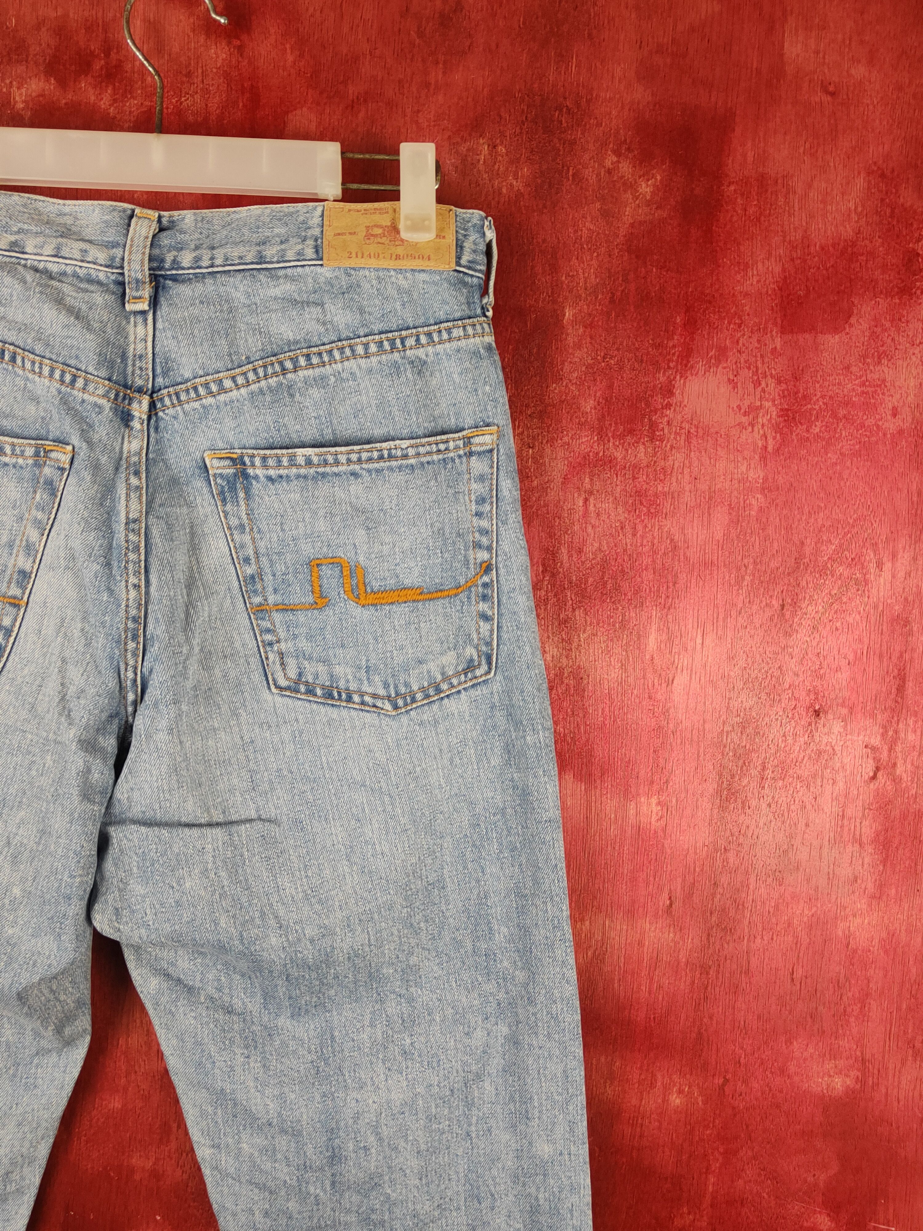 Japanese Brand Ingrid Blue Distressed ripped vintage Denim #S1545 Size US 29 - 11 Thumbnail