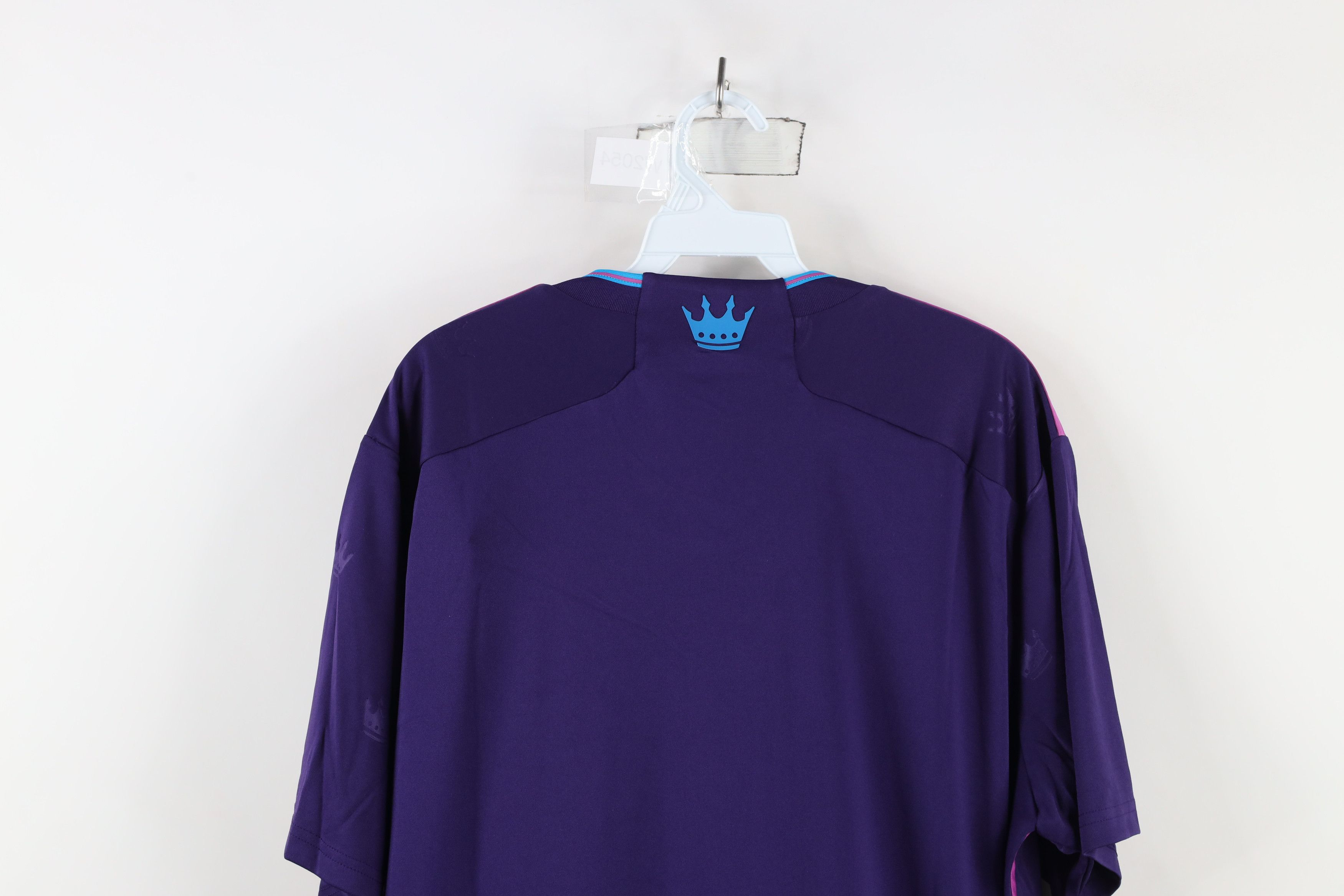 Adidas × Vintage New Adidas Charlotte Club Soccer Jersey Futbol Purple Size US XL / EU 56 / 4 - 14 Thumbnail