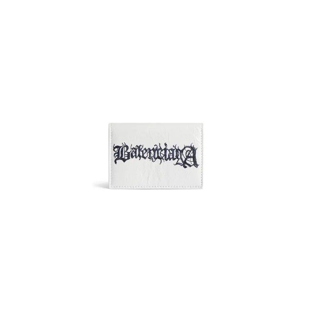 Balenciaga o1mt1gz0525 Size: OS / Cash Mini Wallet DIY Metal in White Size ONE SIZE - 1 Thumbnail