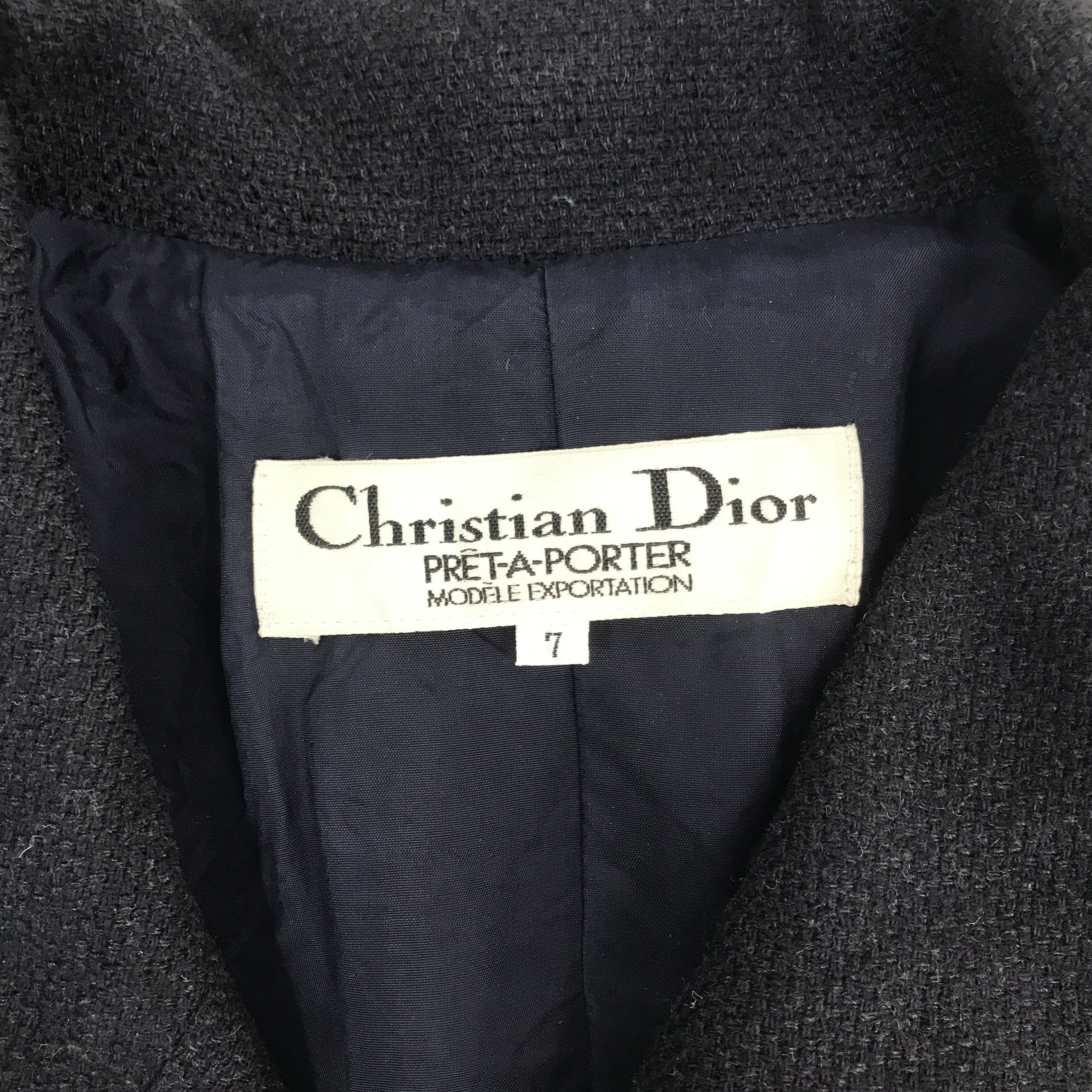 Christian Dior Monsieur × Vintage Vintage Christian Dior Wool Button Jacket Size US M / EU 48-50 / 2 - 9 Thumbnail