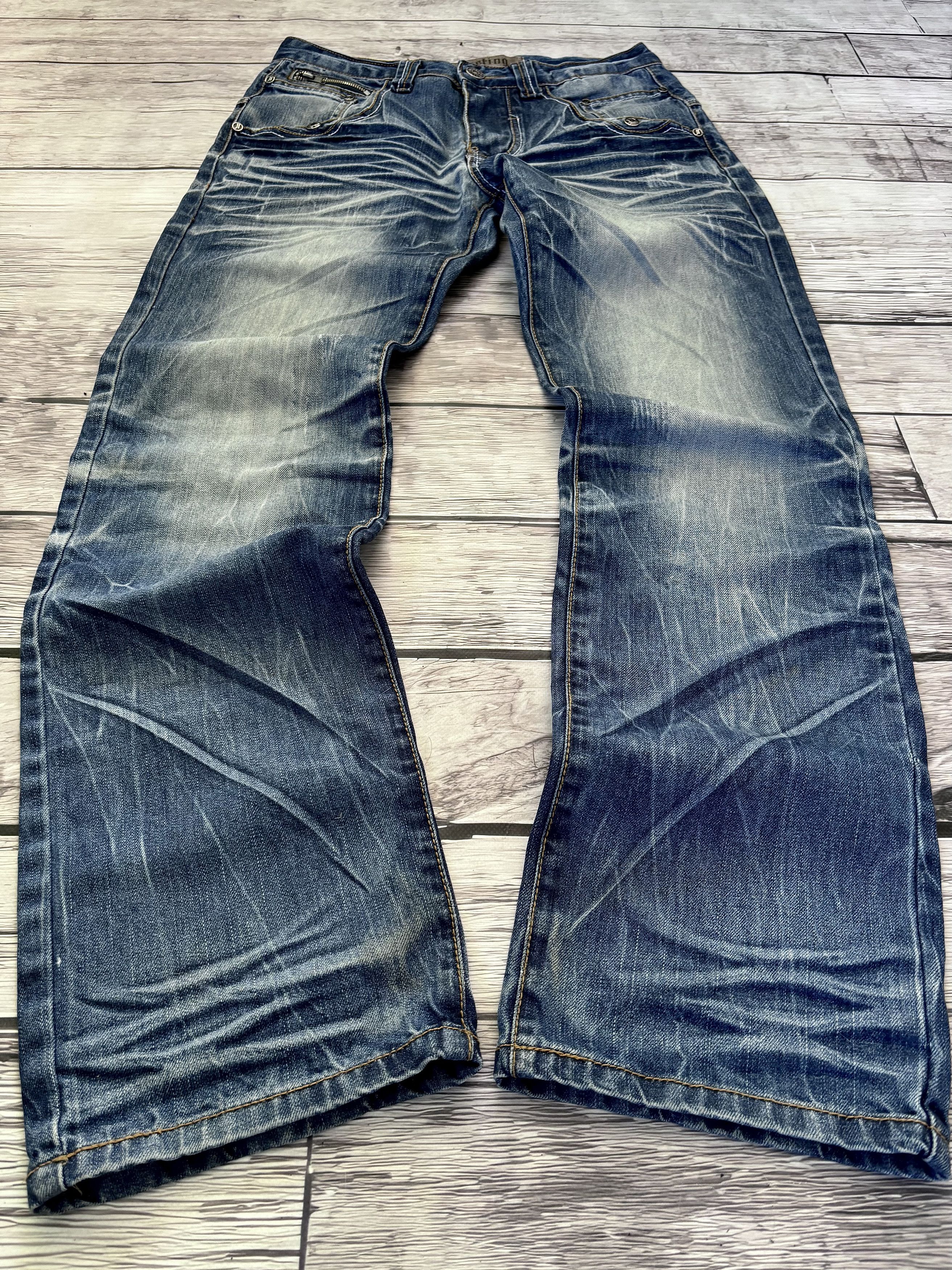 Japanese Brand 💥 HYSTERIC GLAMOUR BALENCIAGA STYLE JAPANESE JEANS Size US 32 / EU 48 - 1 Thumbnail