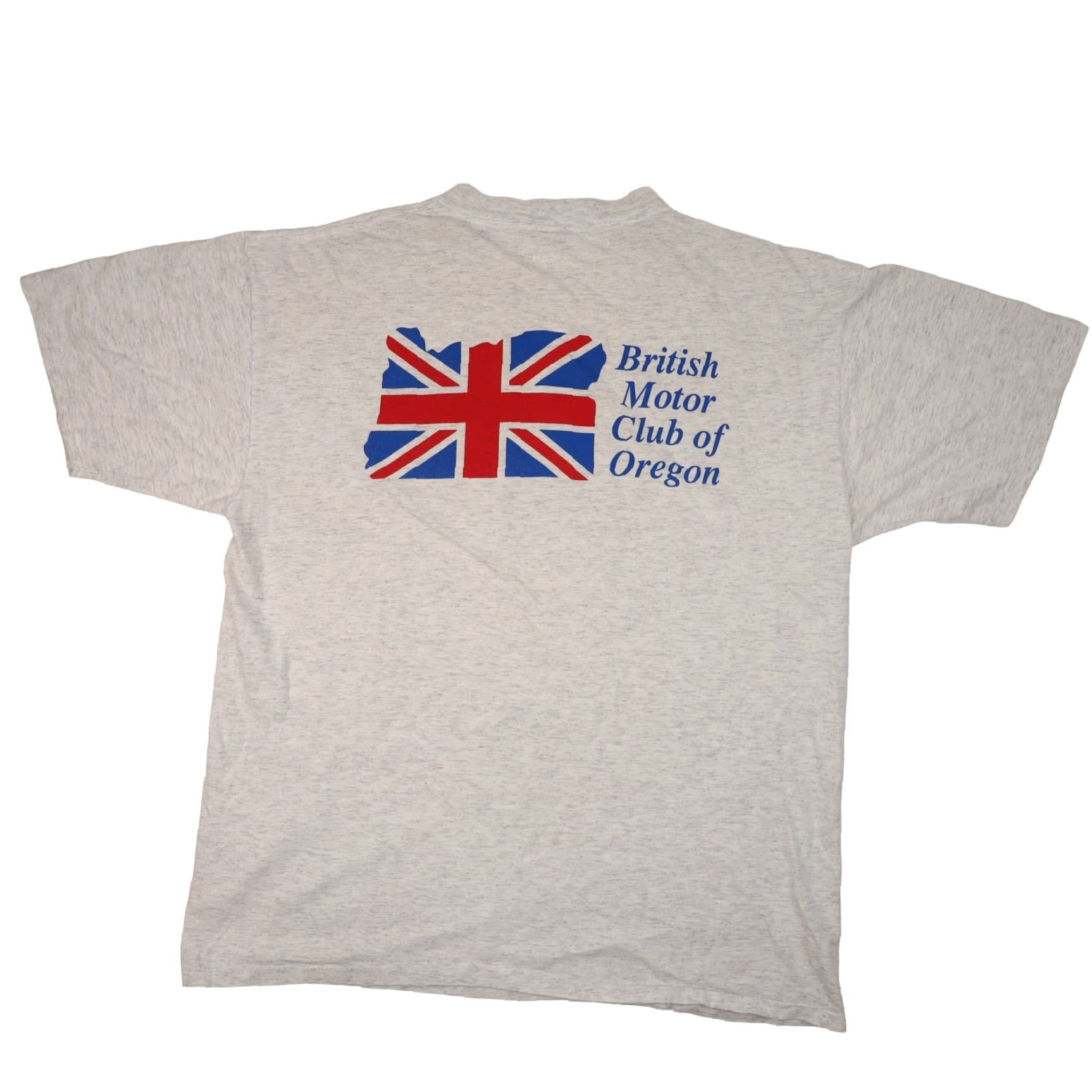 Vintage VINTAGE British Motor Club of Oregon Graphic T Shirt Men XL Gray Size US XL / EU 56 / 4 - 2 Thumbnail