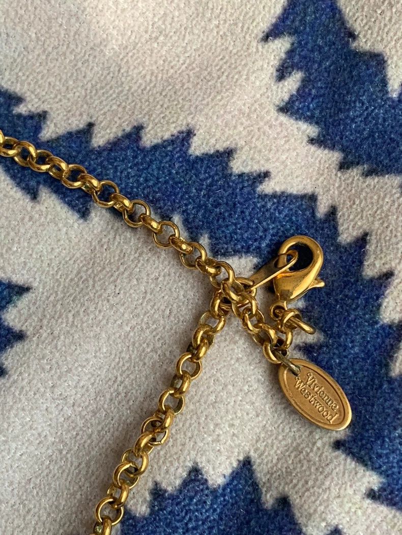 Vivienne Westwood Vivienne Westwood Mid-old pink enamel necklace Size ONE SIZE - 9 Thumbnail