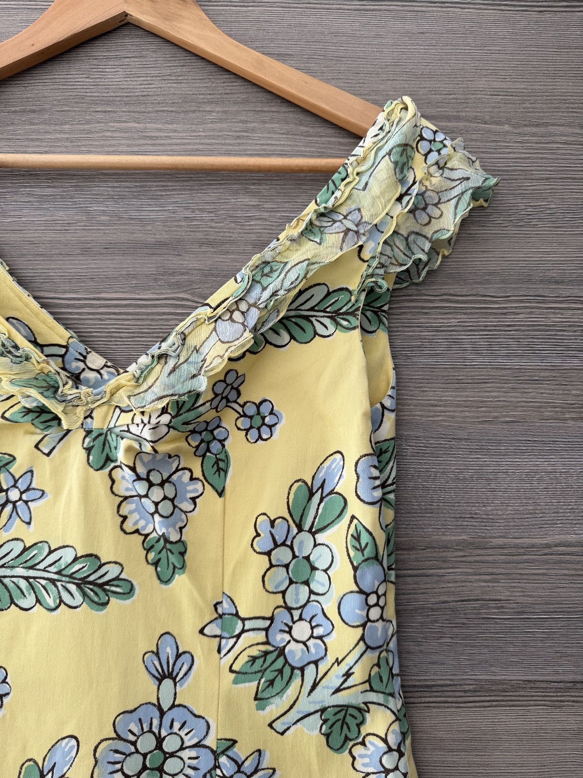 Moschino × Vintage Moschino Cheap and Chic A-Line Floral Mid-Length Dress Size M / US 6-8 / IT 42-44 - 2 Thumbnail