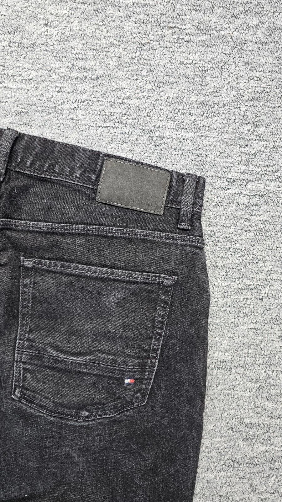 Tommy Hilfiger Tommy Hilfiger Denton Stretch Straight Jeans W32 Faded Black Size US 32 / EU 48 - 8 Thumbnail