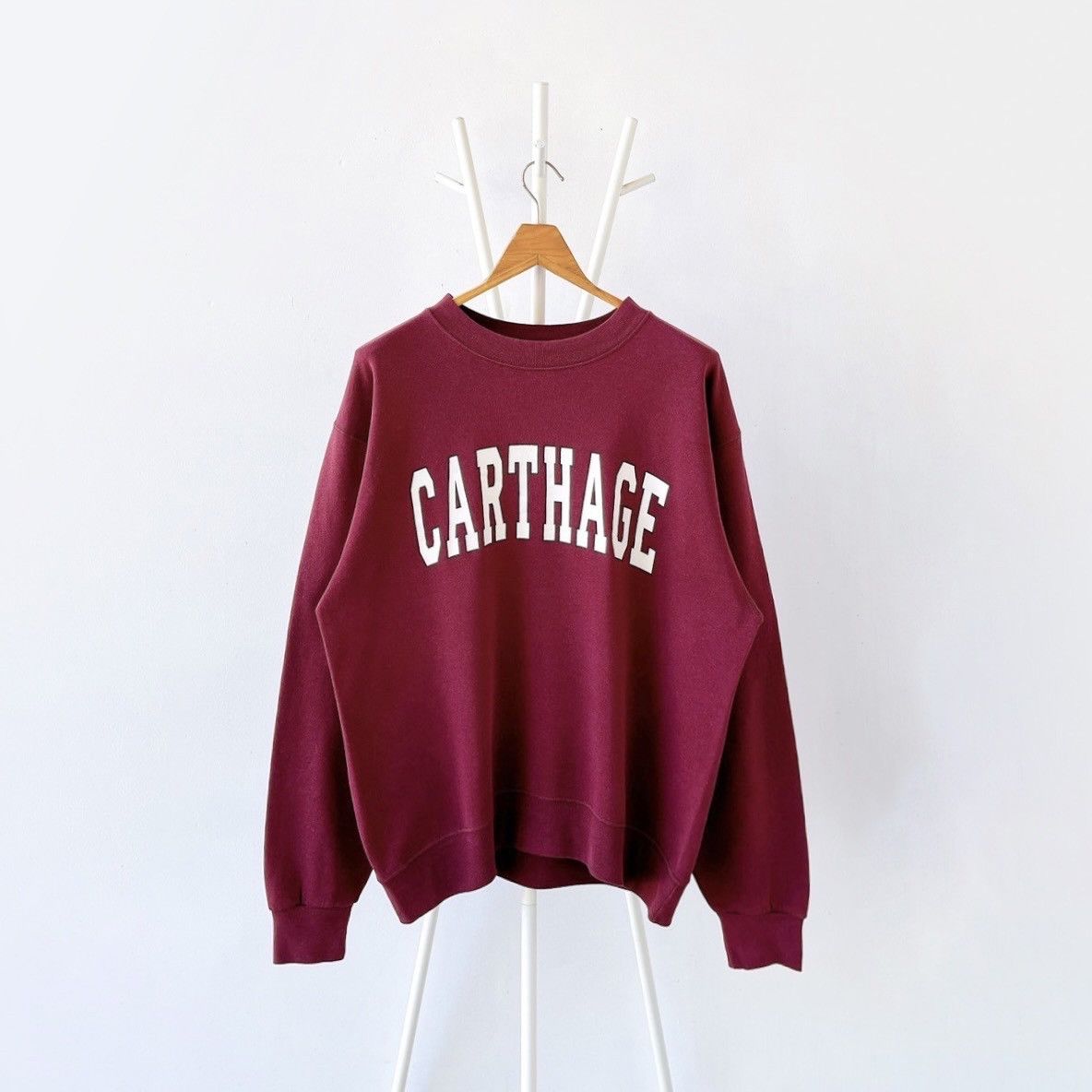 Vintage 90s Carthage, Carthage College athletic sweatshirt/ L Size US L / EU 52-54 / 3 - 1 Thumbnail