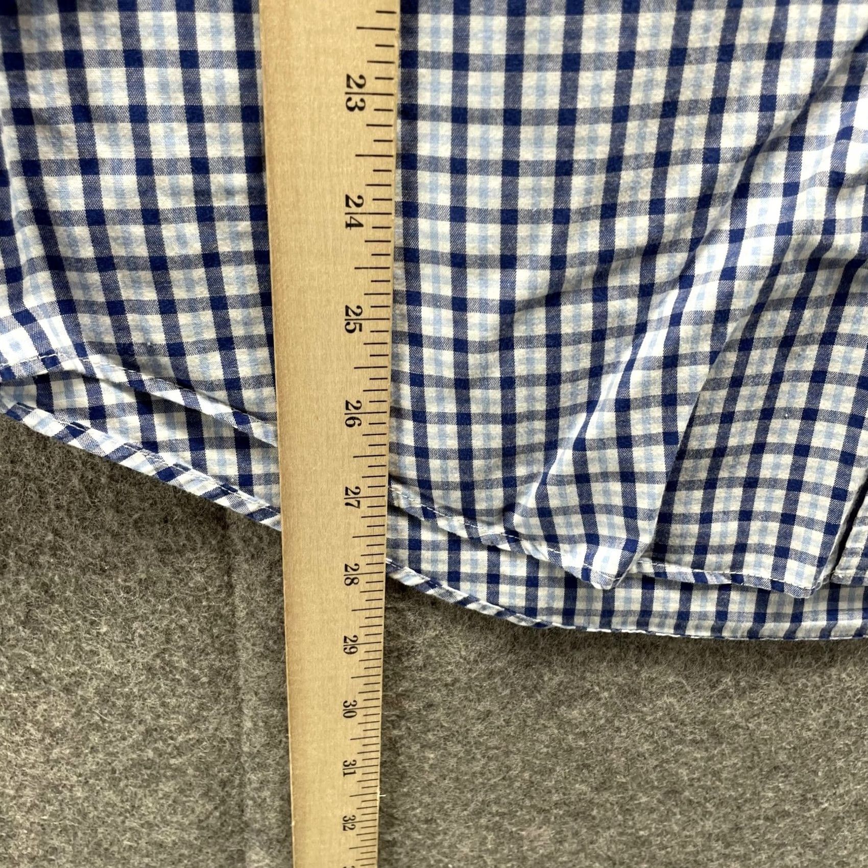 Brooks Brothers VINTAGE Brooks Brothers Shirt Men Small Check Blue Casual Button Down Regent Preppy 1818 Size US S / EU 44-46 / 1 - 6 Thumbnail