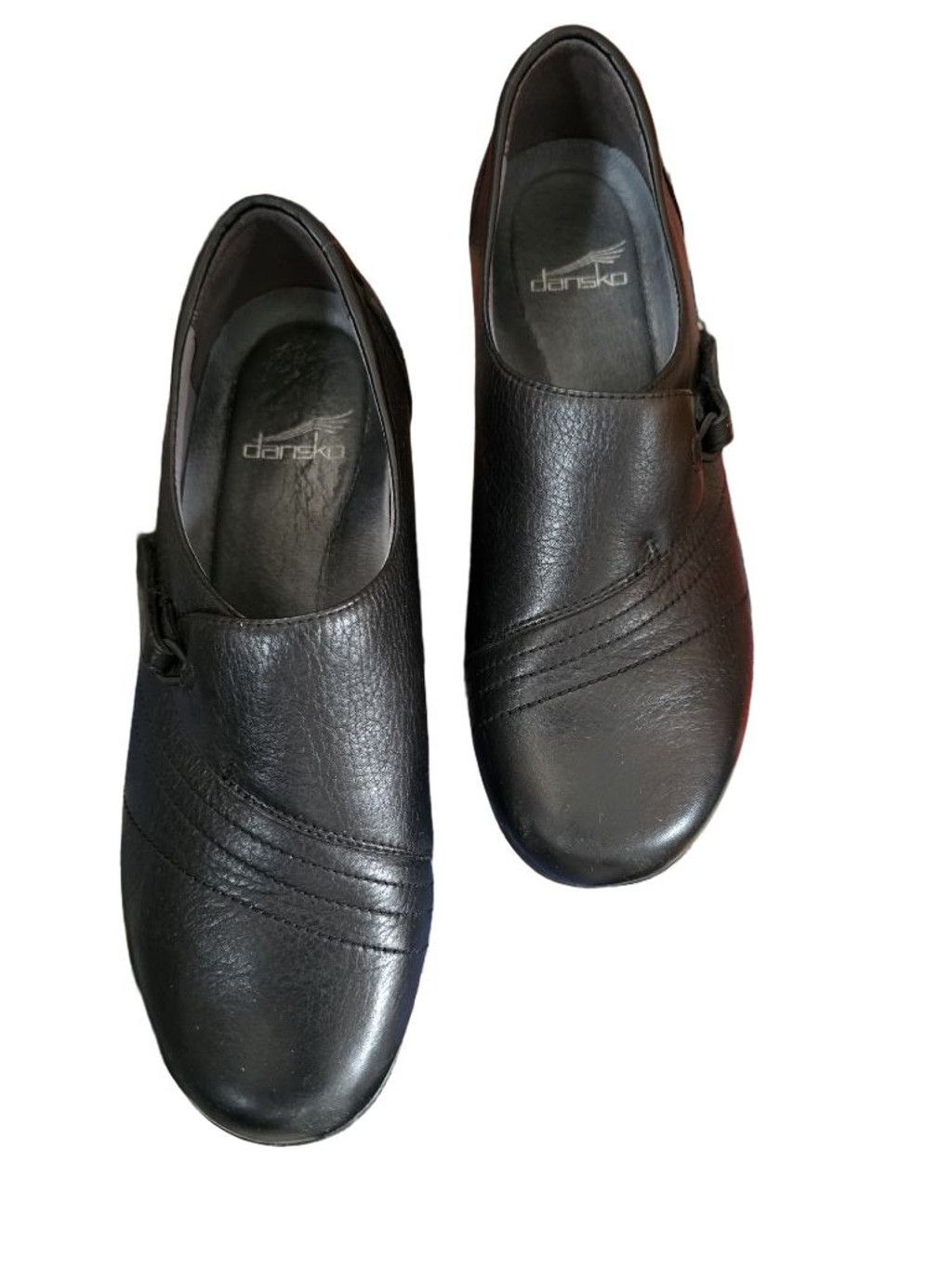 Dansko Women's Dansko Franny Black Leather Flats & Loafers size 39 Size US 9 / IT 39 - 1 Thumbnail