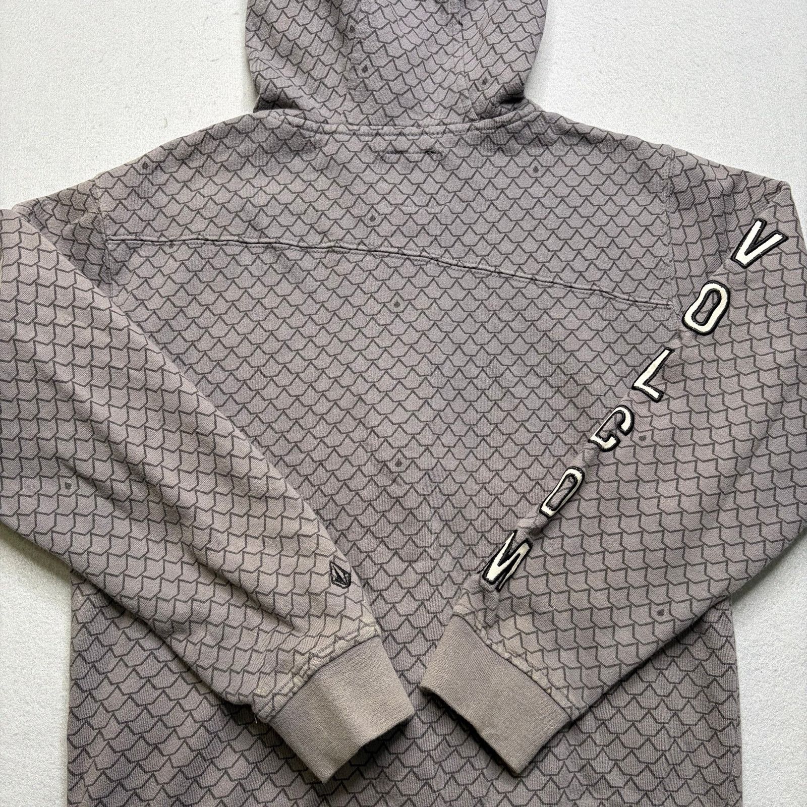 Volcom Volcom Stone Face Full Zip Hoodie Mask Gray Y2K Men’s XS Size US XS / EU 42 / 0 - 9 Thumbnail
