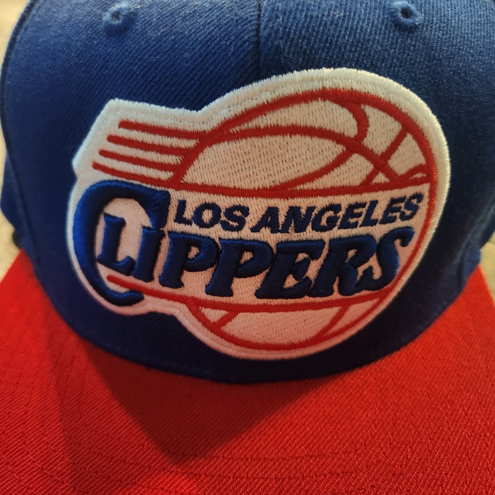 Mitchell & Ness Mitchell & Ness Clippers Hat Cap Snapback Classic Blue Red Clean Mens Snapback Blue Clippers Hat Cap Classic Red Blue Mens Size ONE SIZE - 2 Thumbnail