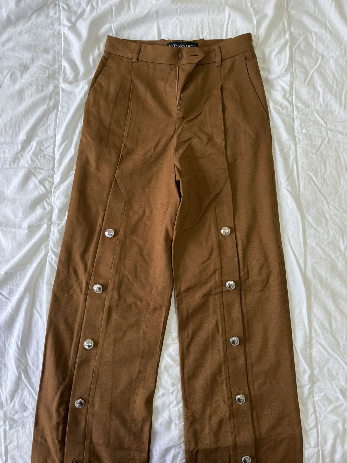 image of Runway 2015 Yproject Pants in Brown, Men's (Size 26)