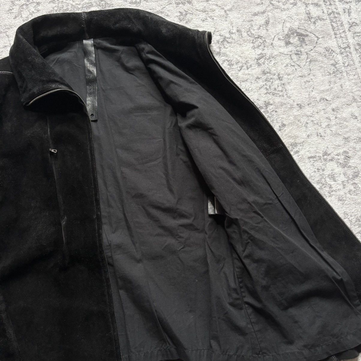 Isaac Sellam Experience Isaac Sellam Suede Leather Spine Jacket Black | Size M Size US M / EU 48-50 / 2 - 8 Thumbnail