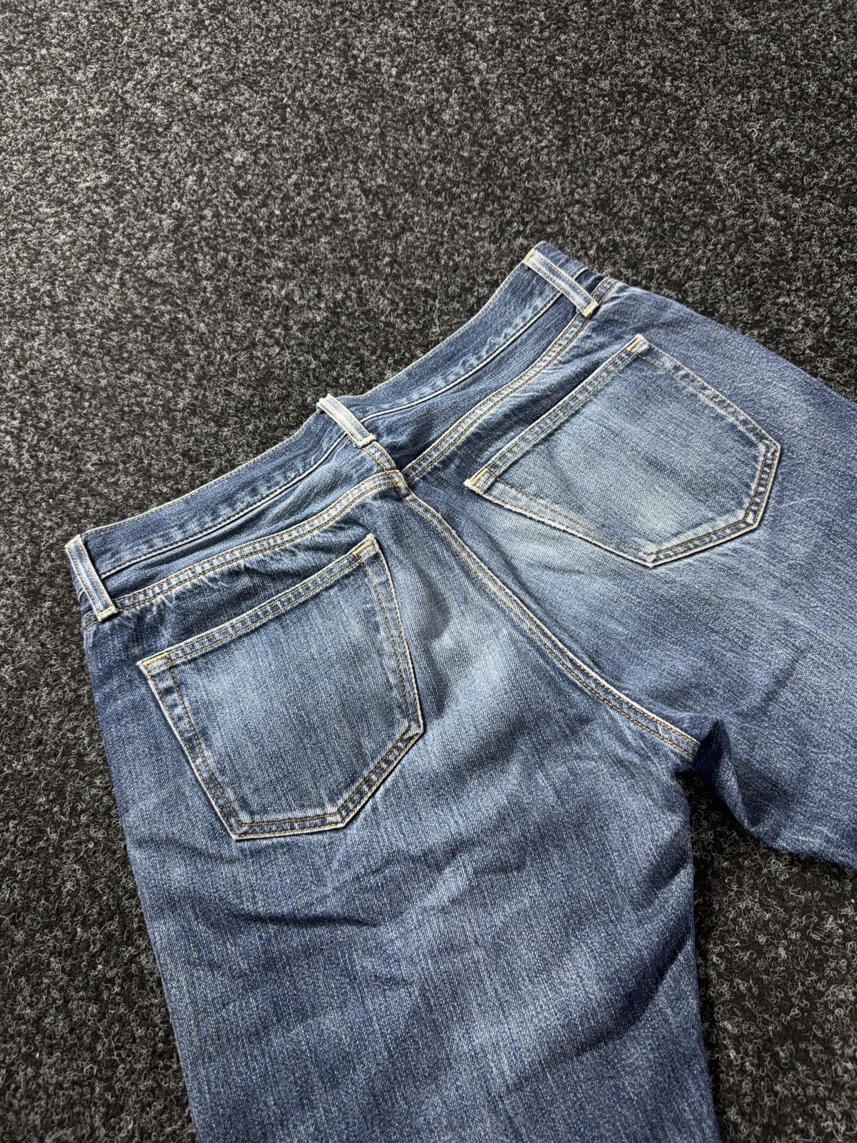 Uniqlo Vintage 00s Uniqlo Selvedge Straight Denim Jeans Japanese Size US 34 / EU 50 - 16 Thumbnail