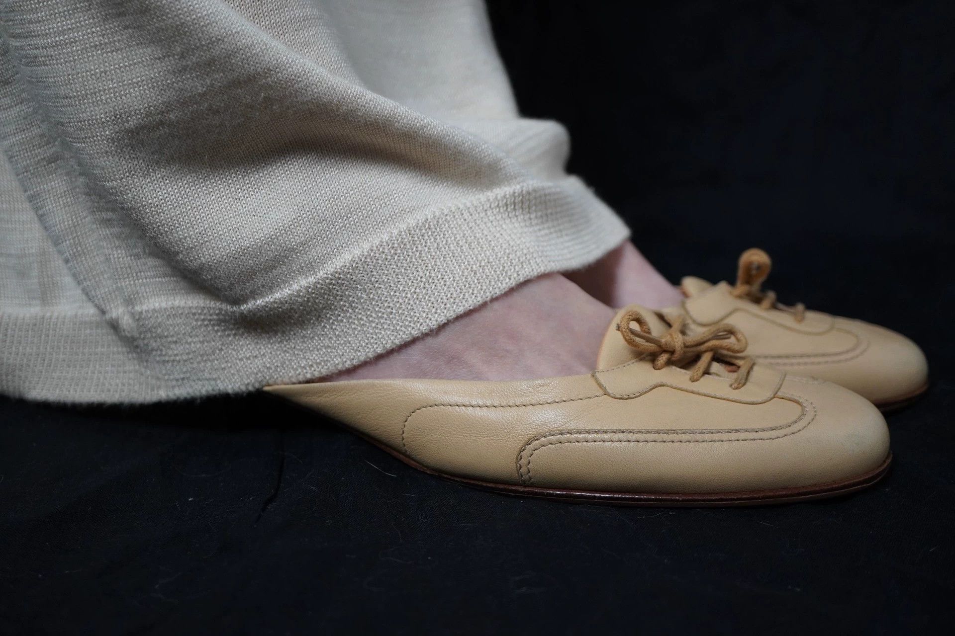 Hermes Hermes 1990s Sheepskin Mule Size 38 9/10 Size US 7.5 / IT 37.5 - 8 Thumbnail