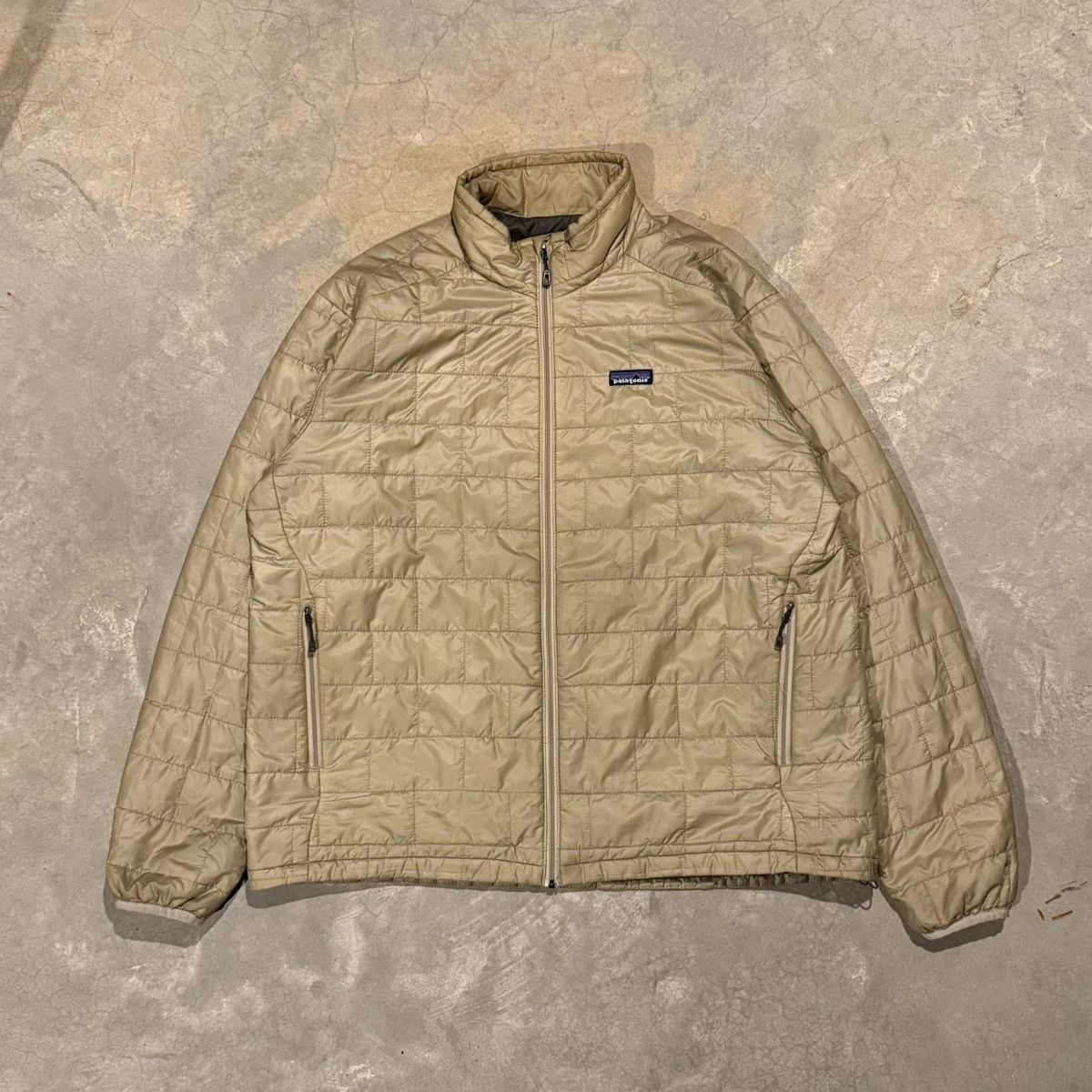 Patagonia Patagonia Nano Puff Primaloft Quilted Zip Jacket Gold Khaki Size US XL / EU 56 / 4 - 1 Thumbnail