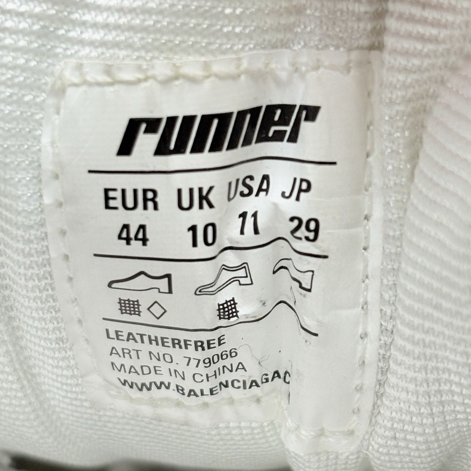 Balenciaga Balenciaga Runner 2.0 ' White Grey Red ' | GREAT CONDITION! Size US 11 / EU 44 - 14 Thumbnail