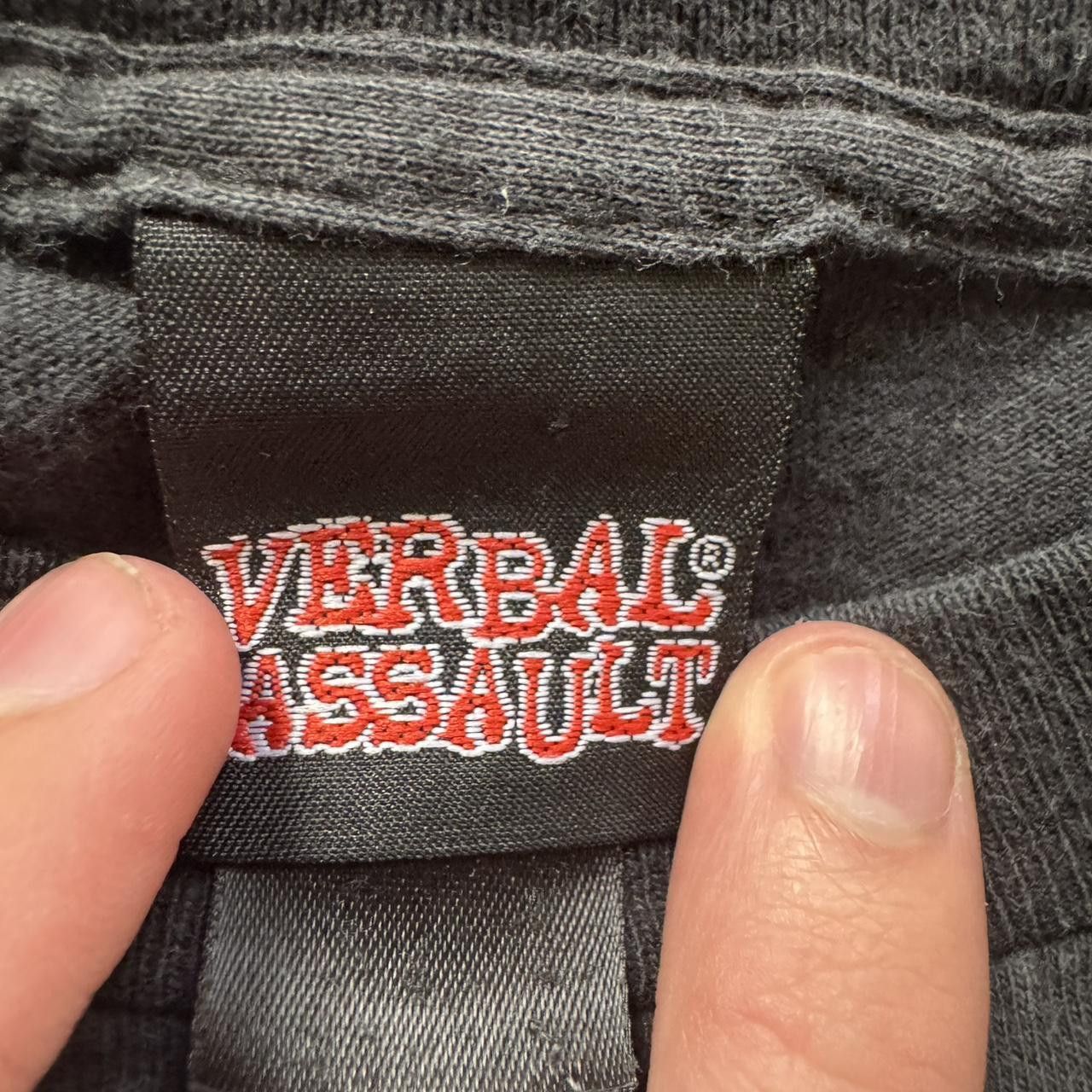 Vintage Vintage Y2K Verbal Assault Graphic T-shirt Size US L / EU 52-54 / 3 - 3 Thumbnail